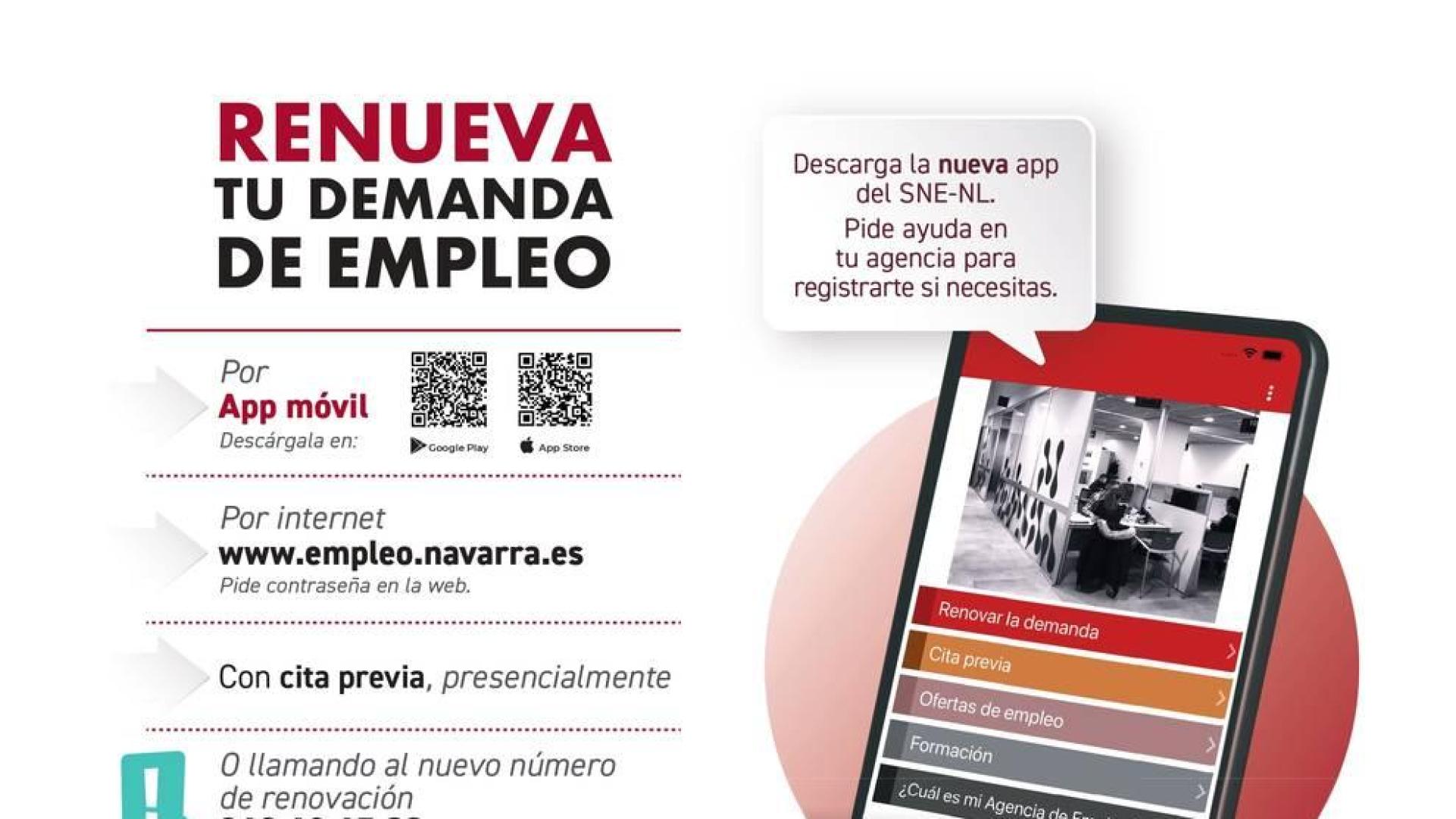 Finaliza el sellado automático del paro en Navarra