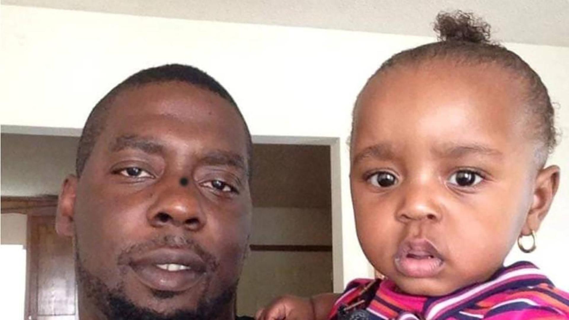 Andrew Brown Jr. con su hija, en una foto sin fechar.