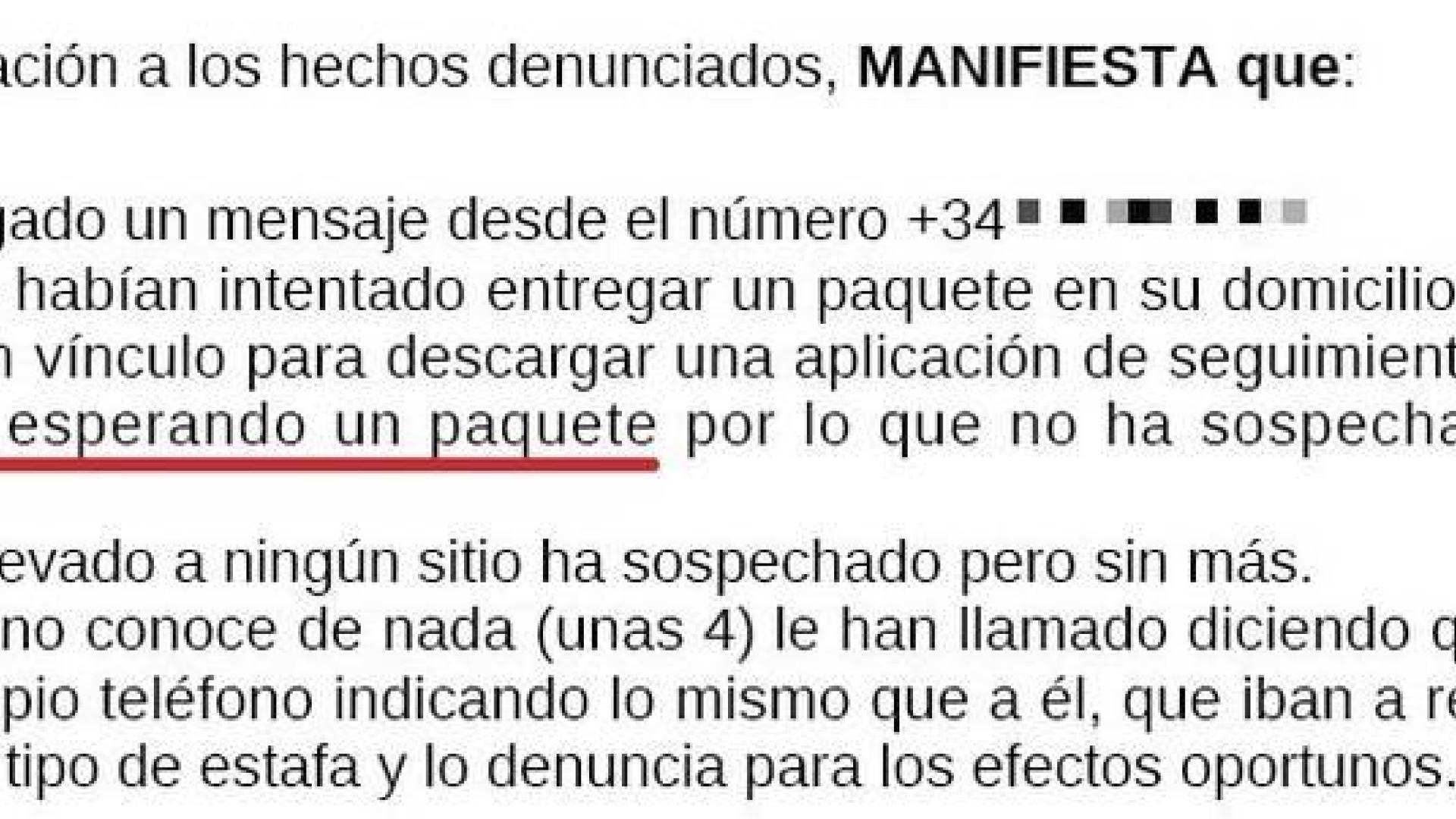 Nueva alerta por estafas sobre falsas entregas de paquetes en Navarra