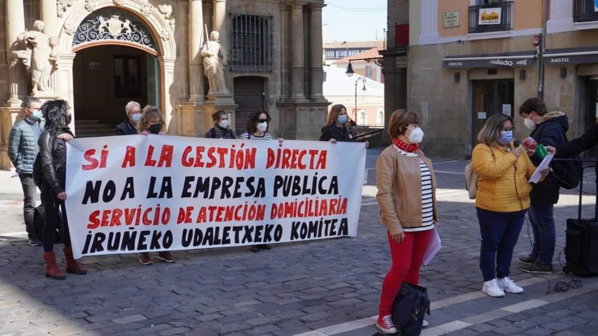Critican los servicios mínimos "abusivos" en la huelga de Atención a Domicilio