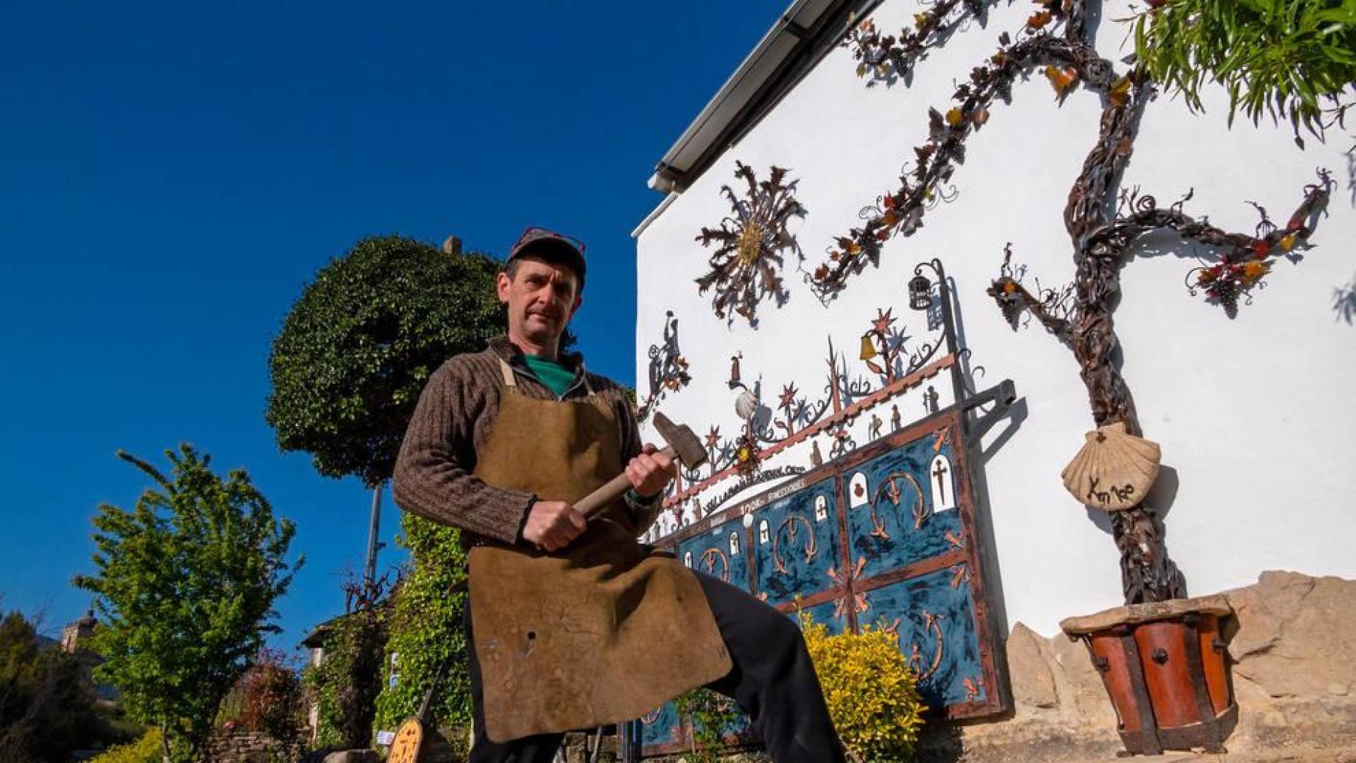 Ayegui, la fragua y un alto en el Camino