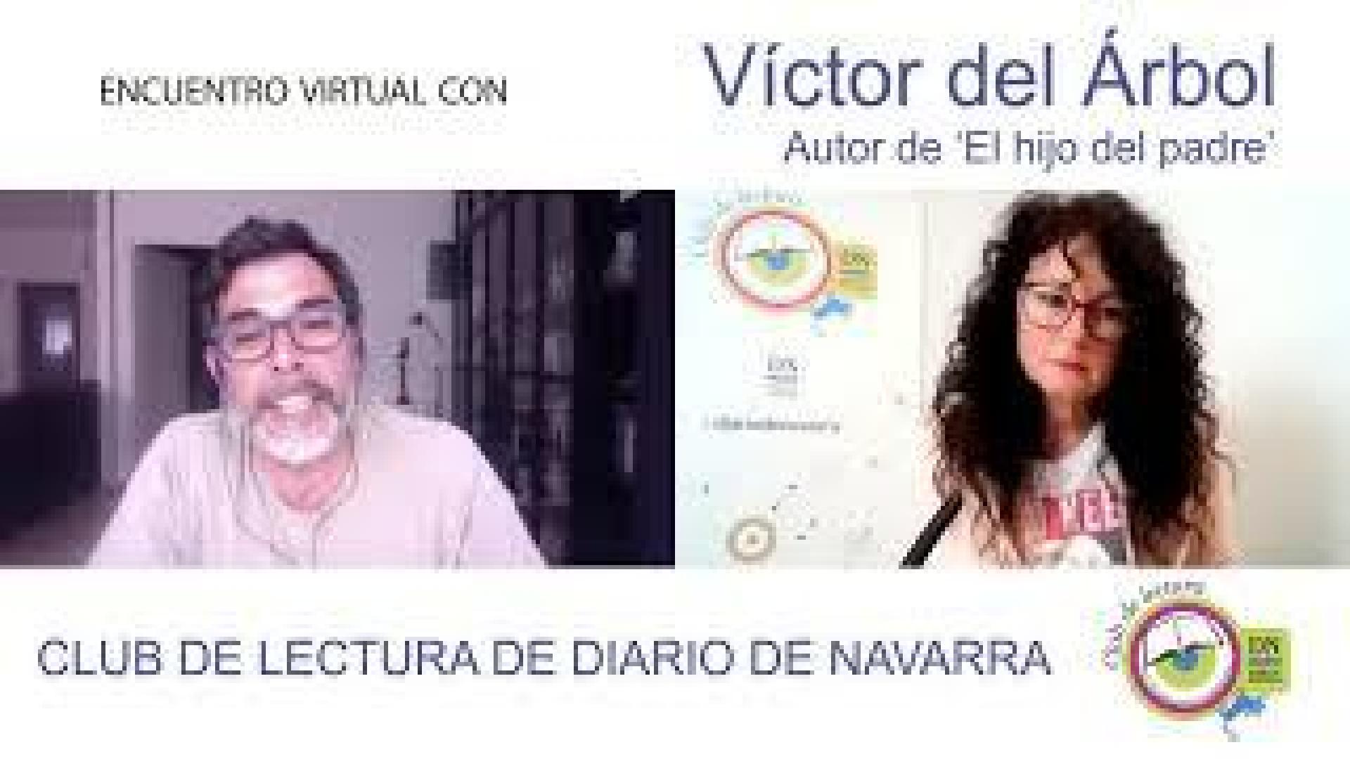 Club de Lectura virtual de Diario de Navarra con Víctor del Árbol