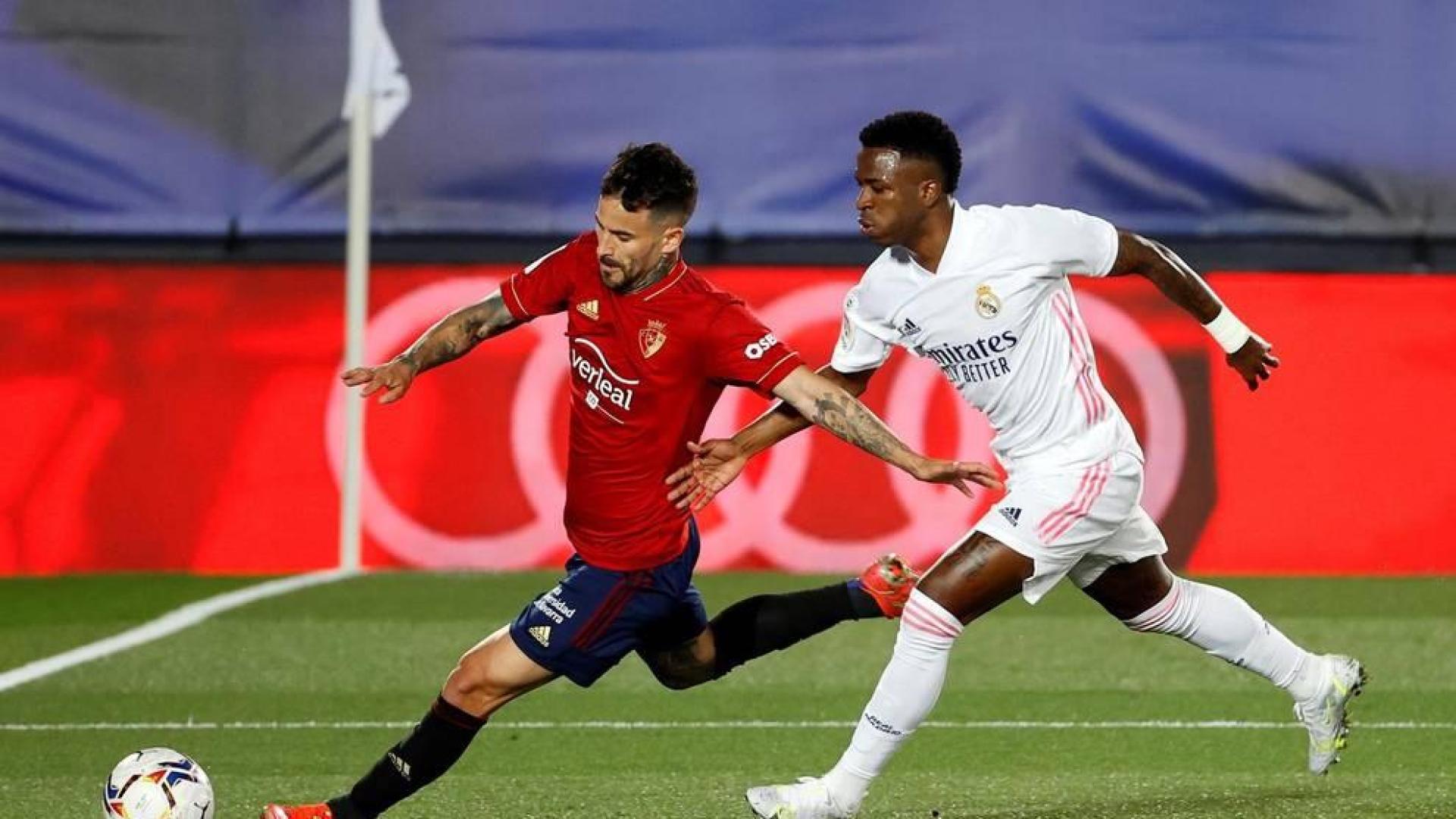 Imágenes del partido entre Real Madrid y Osasuna en el estadio Alfredo Di Stéfano.