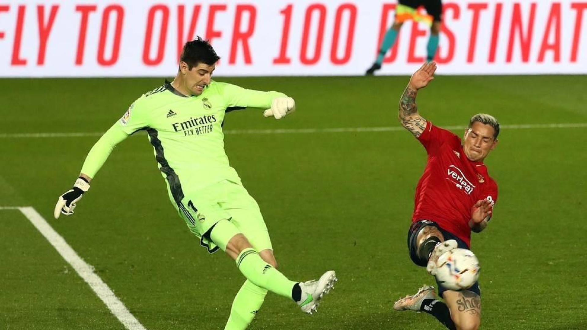 Imágenes del partido entre Real Madrid y Osasuna en el estadio Alfredo Di Stéfano.