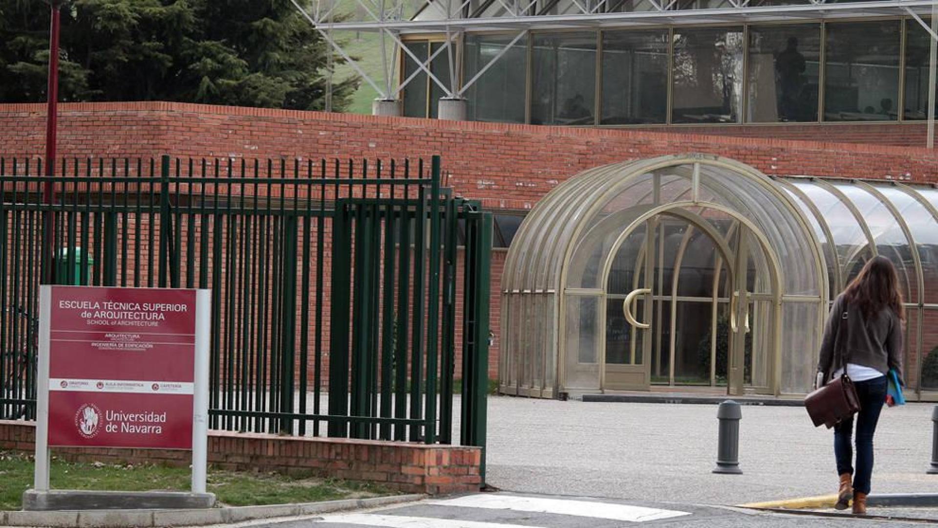 Estudiantes de Bachillerato, en la Escuela de Arquitectura de la Universidad de Navarra