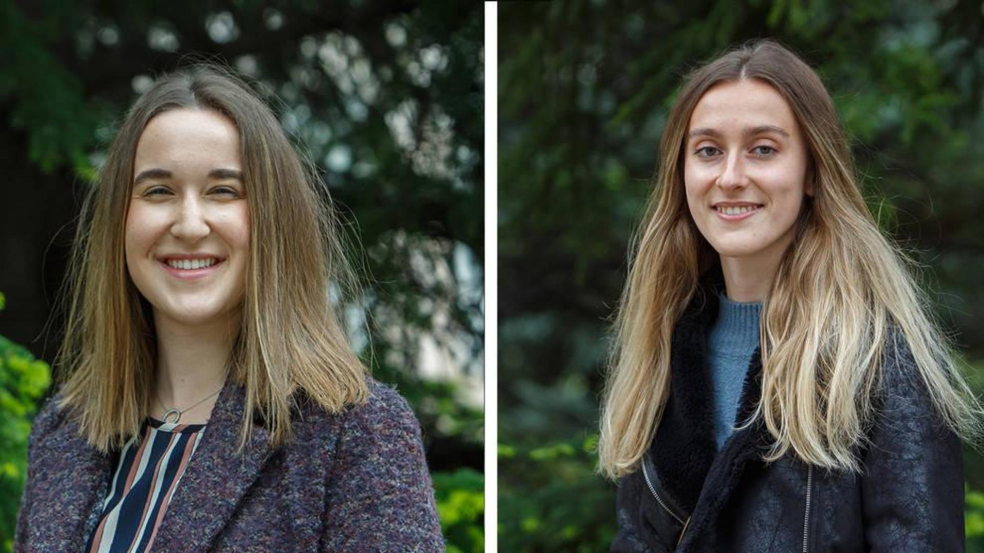 Ana Aznárez y Nerea Arizala.