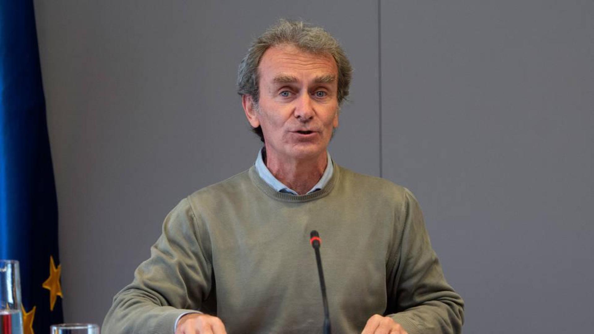 El director del Centro de Alertas y Emergencias Sanitarias (CAES), Fernando Simón durante una rueda de prensa para informar sobre el avance de la pandemia