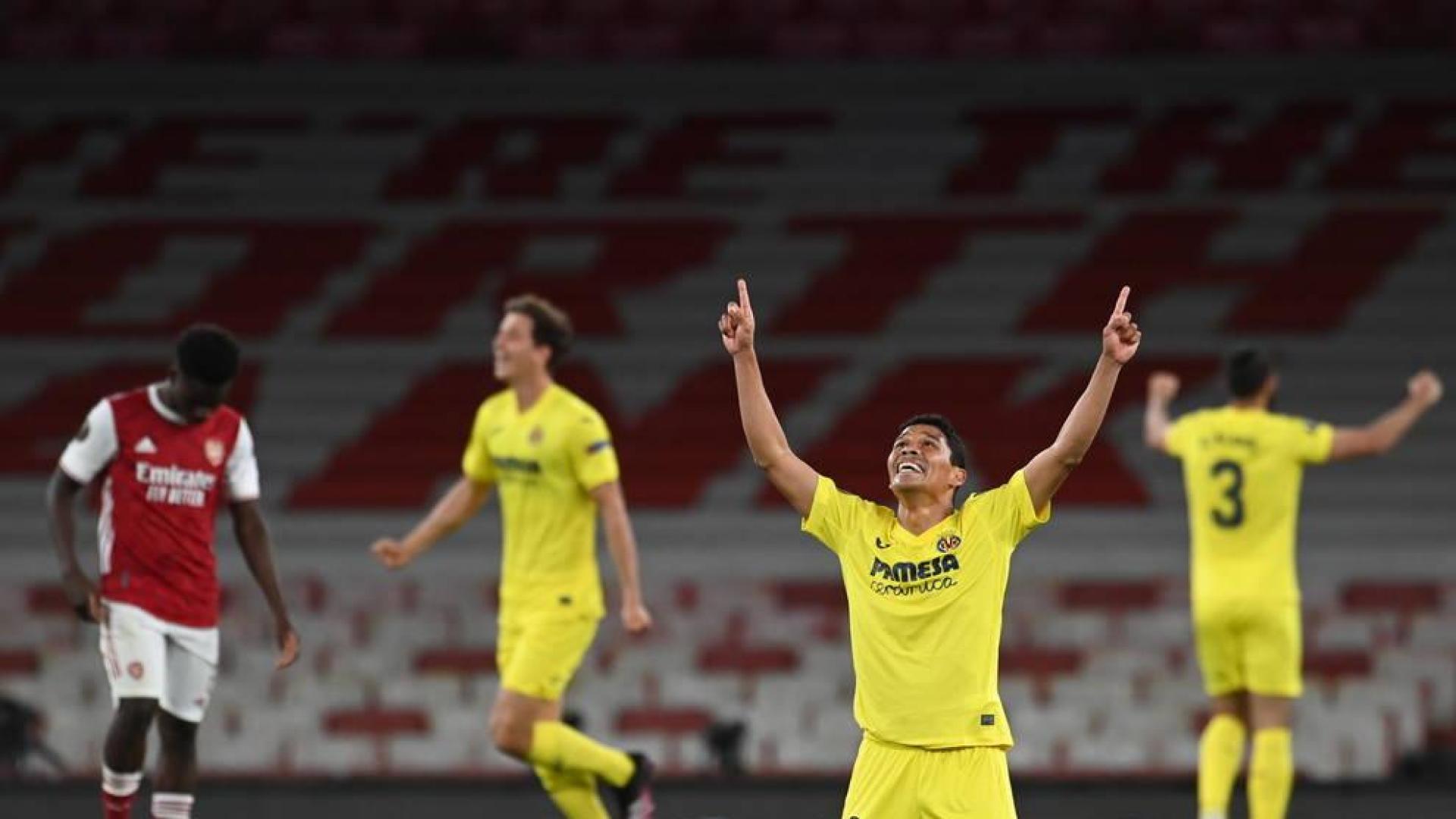 El Villarreal hace historia en la Liga Europa y evita el pleno de la Premier