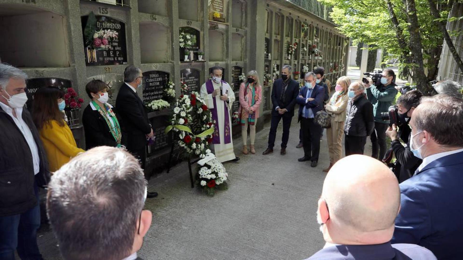 Pamplona recuerda a Tomás Caballero 23 años después de su asesinato