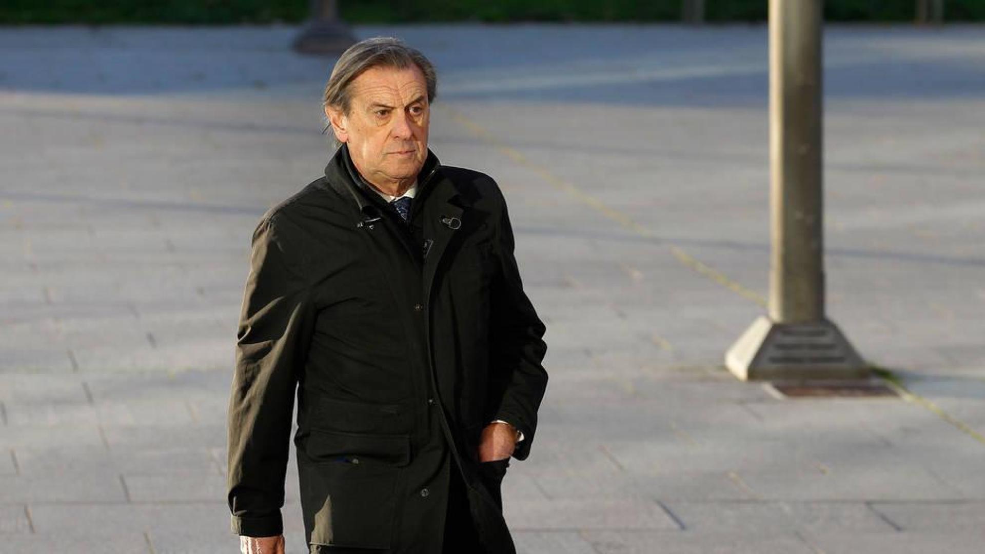 Archanco, a su llegada a la Audiencia de Navarra