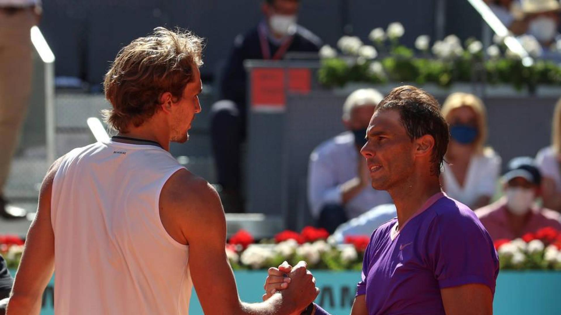 Zverev doblega a Nadal y accede poderoso a 'semis' en Madrid