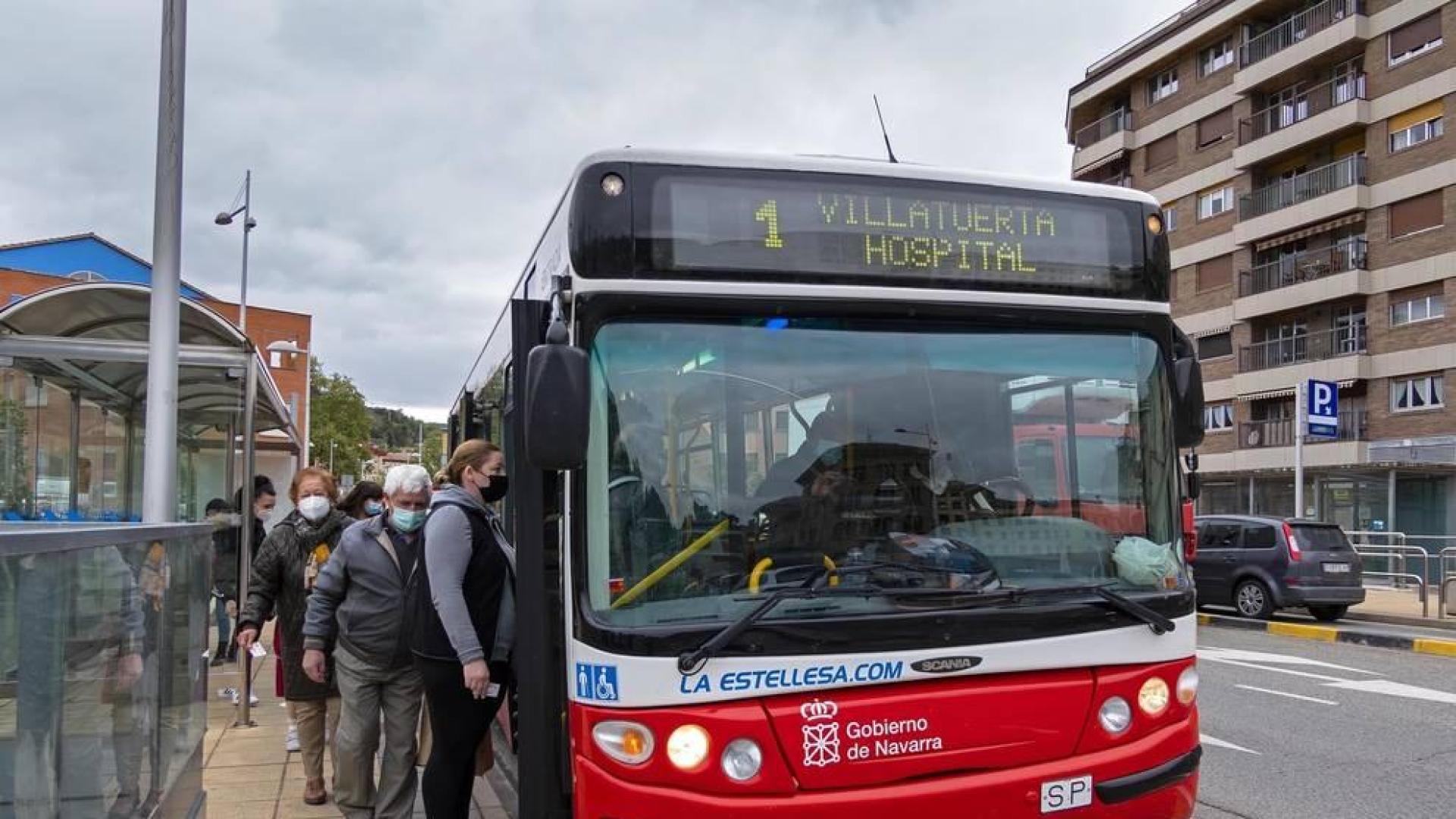 El Tierra Estella Bus pierde más de 21.000 viajeros este primer trimestre