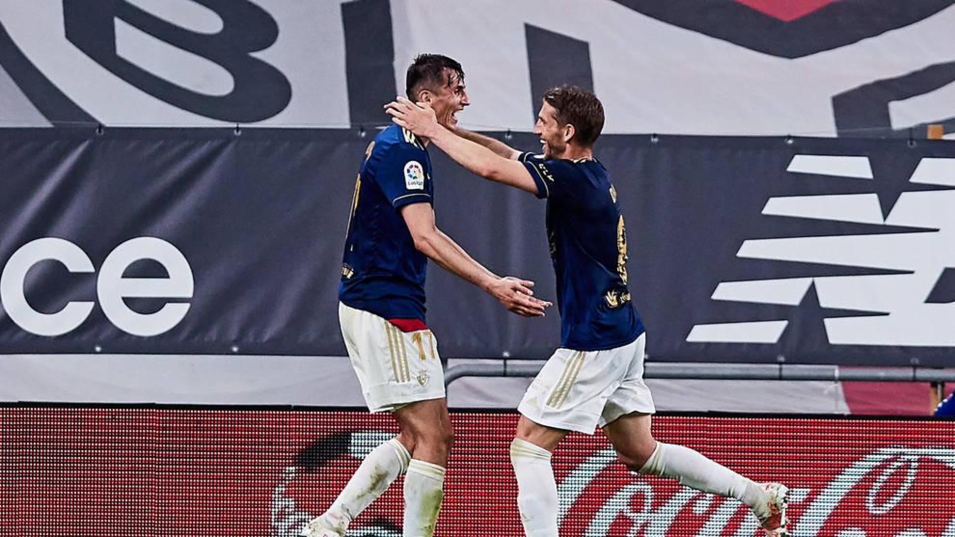 Osasuna celebra la permanencia con un empate en Bilbao