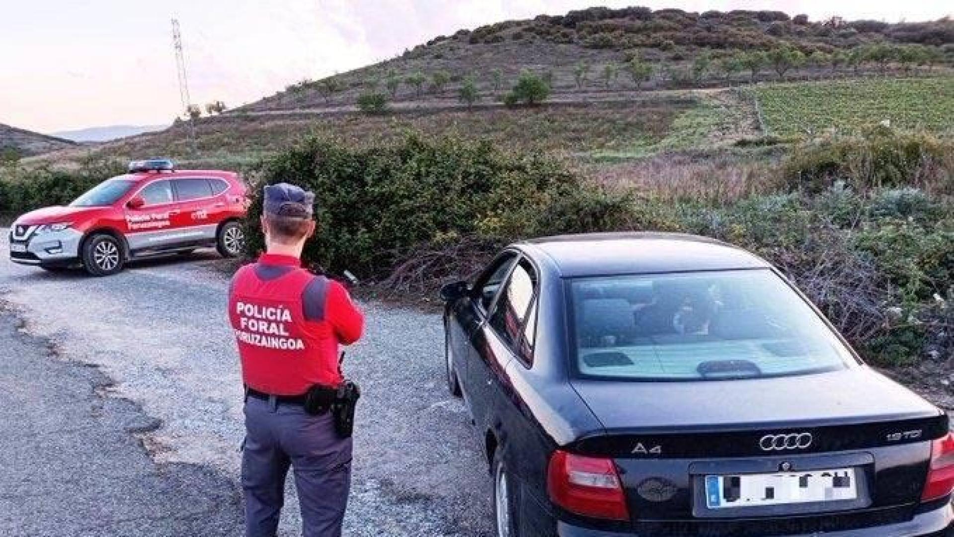 Circula con el permiso caducado y da positivo en dos drogas en un control en Lodosa