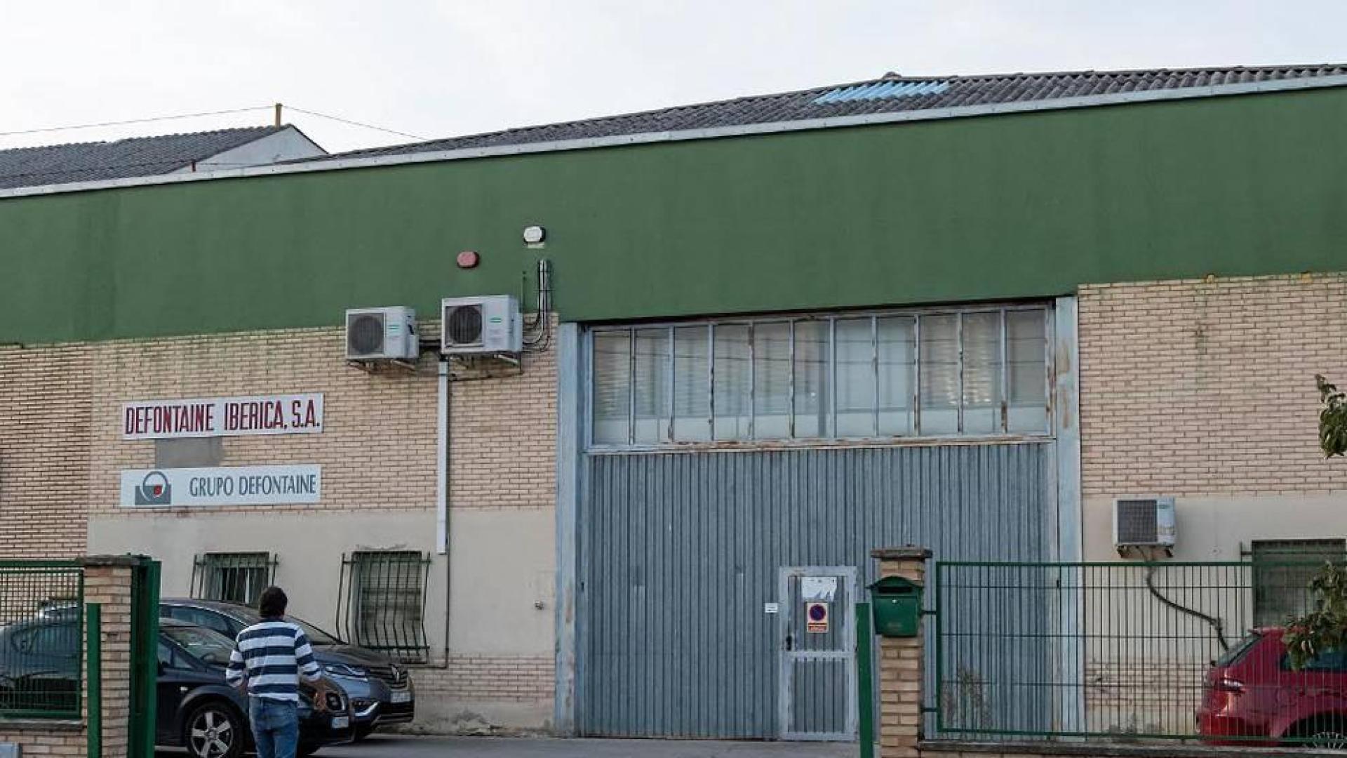 Imagen exterior de la fábrica de Defontaine de Viana.