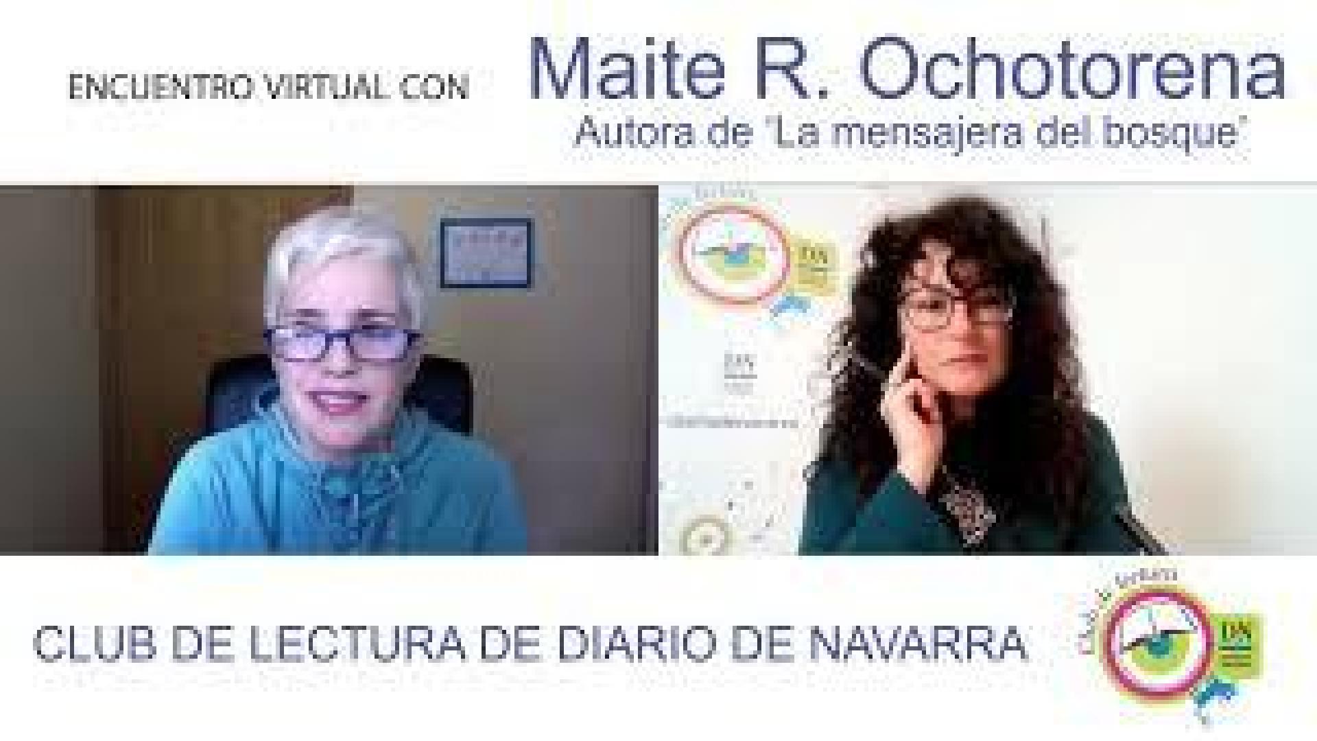 Club de Lectura virtual de Diario de Navarra con Maite Ochotorena