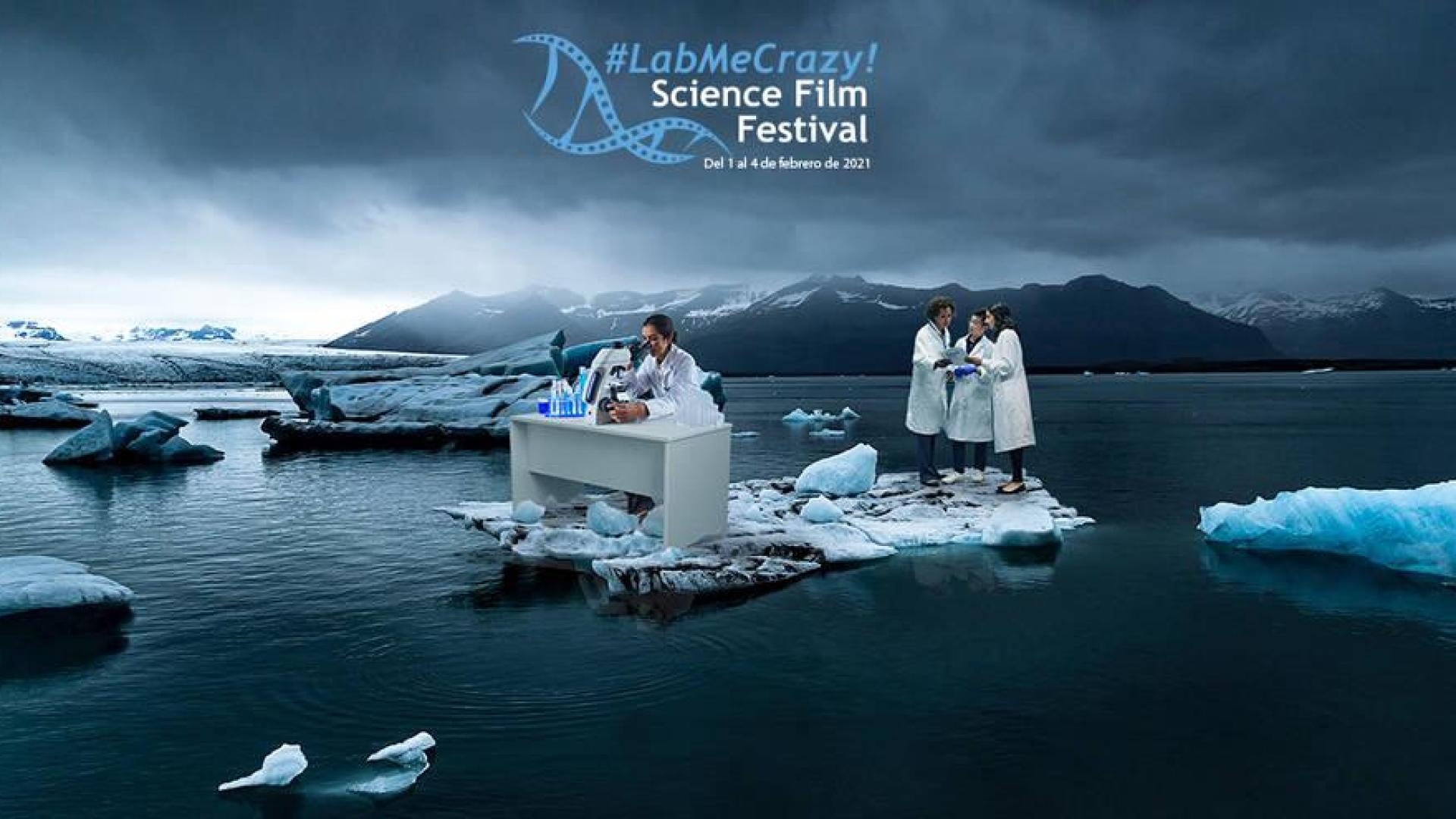 Cartel del #LabMeCrazy! Science Film Festival.