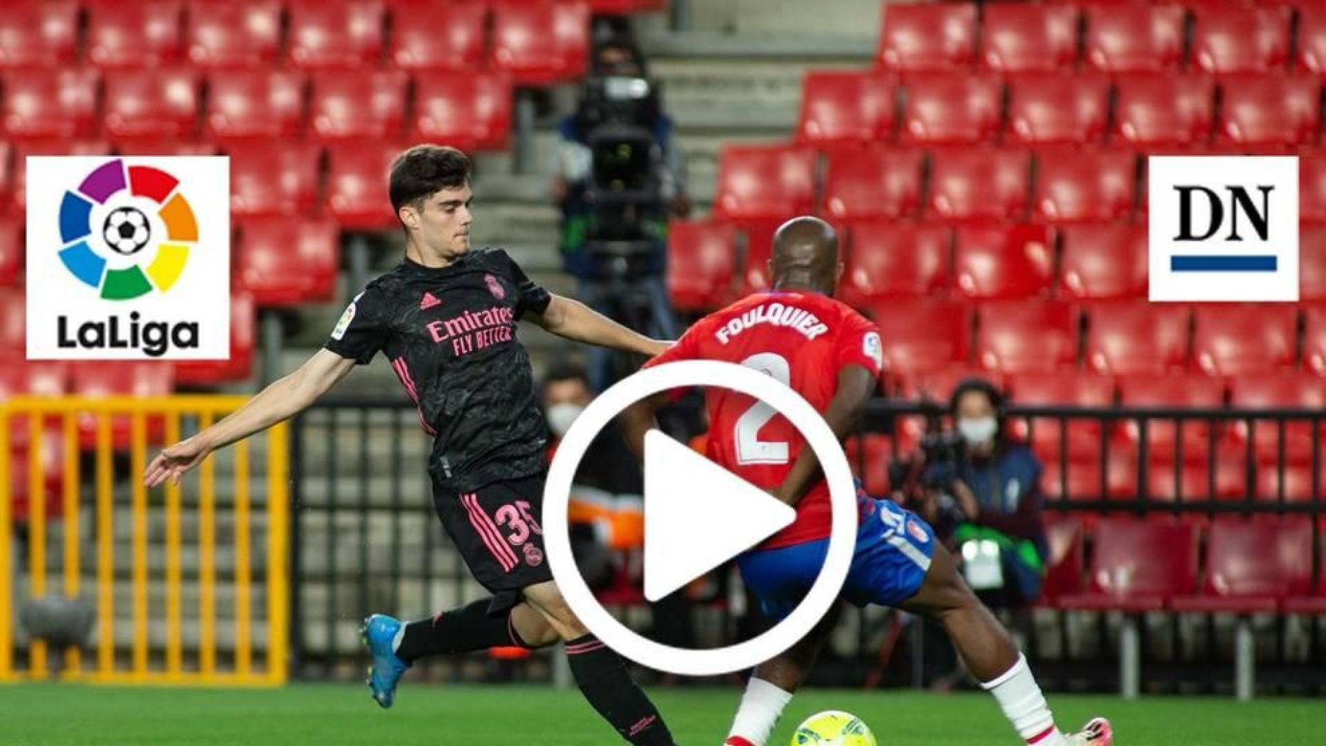 Resumen del Granada 1-4 Real Madrid en vídeo