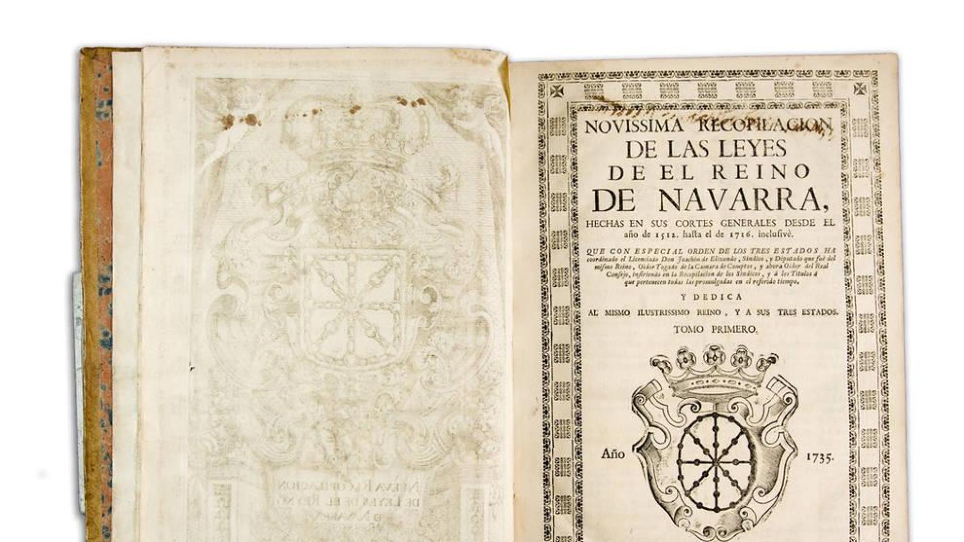 Derecho del rey, derecho del reino: las leyes navarras en la Edad Moderna