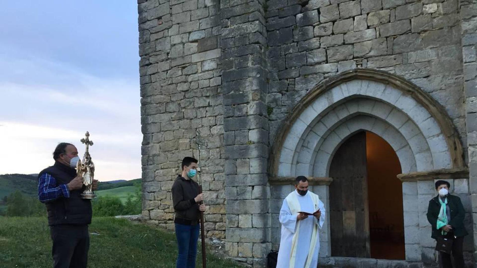Garciriáin recibe al Ángel en pandemia