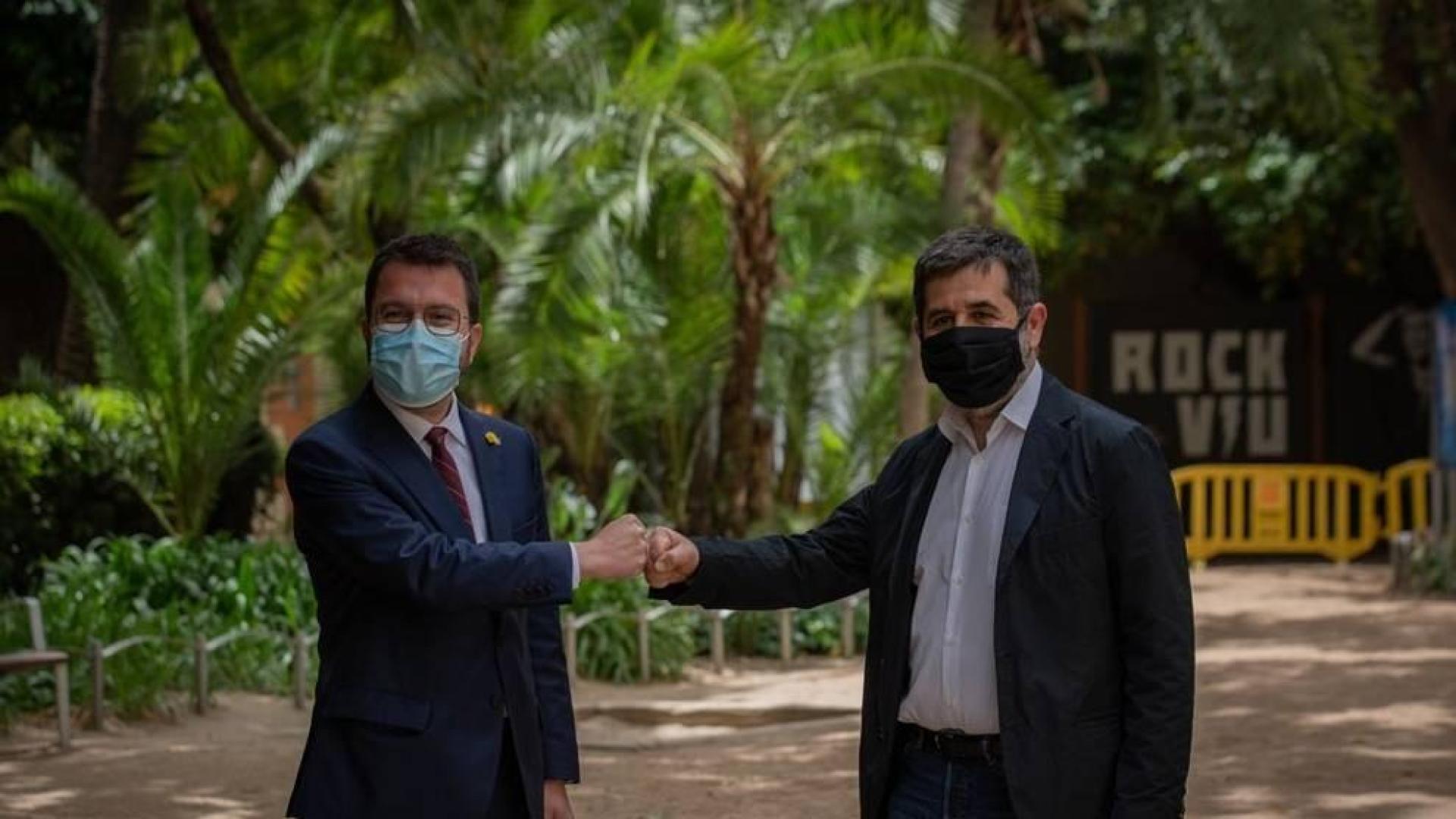 Aragonès promete lealtad mutua con Junts para avanzar hacia la independencia