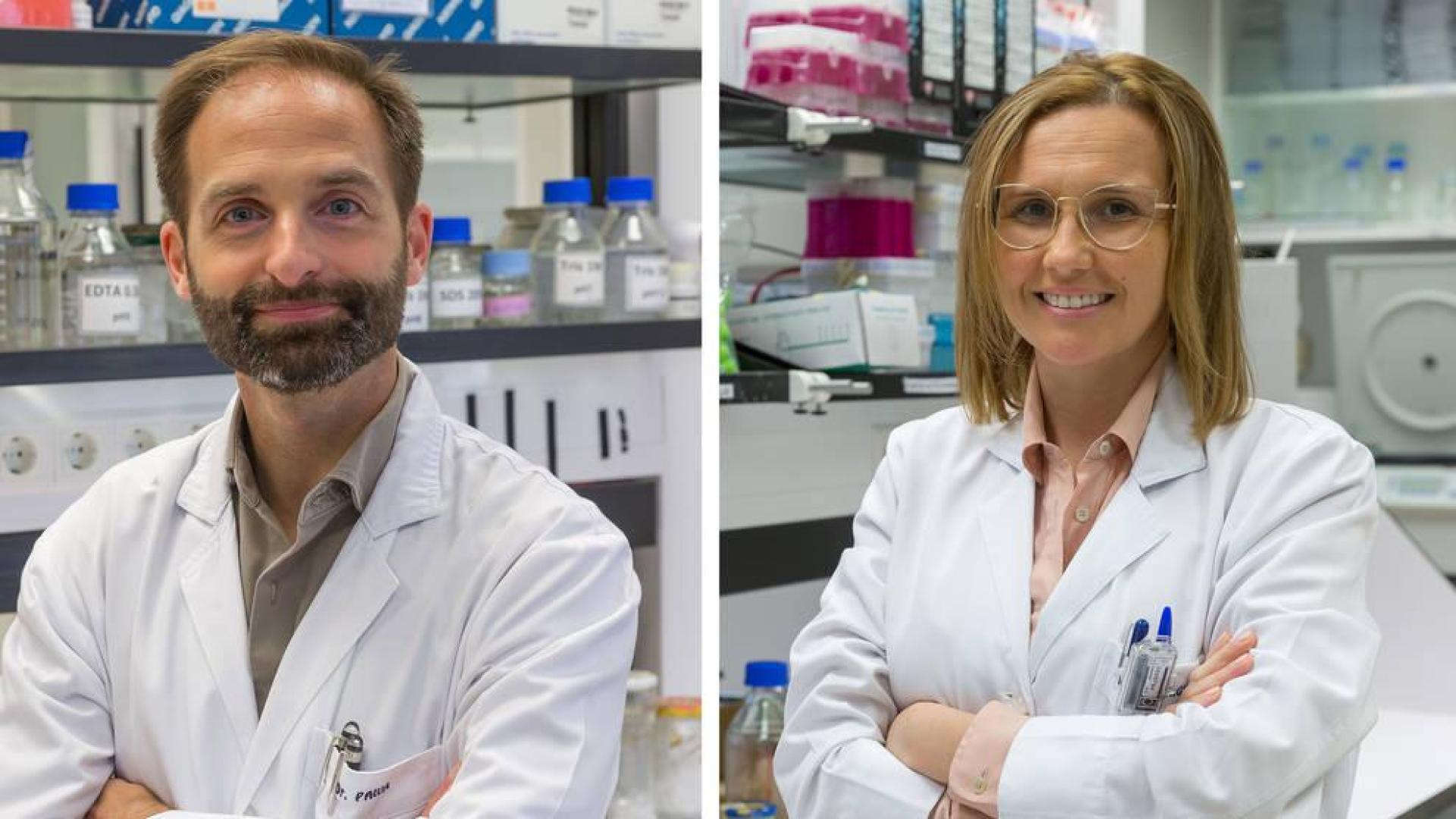 Los doctores Bruno Paiva y María Rodríguez.