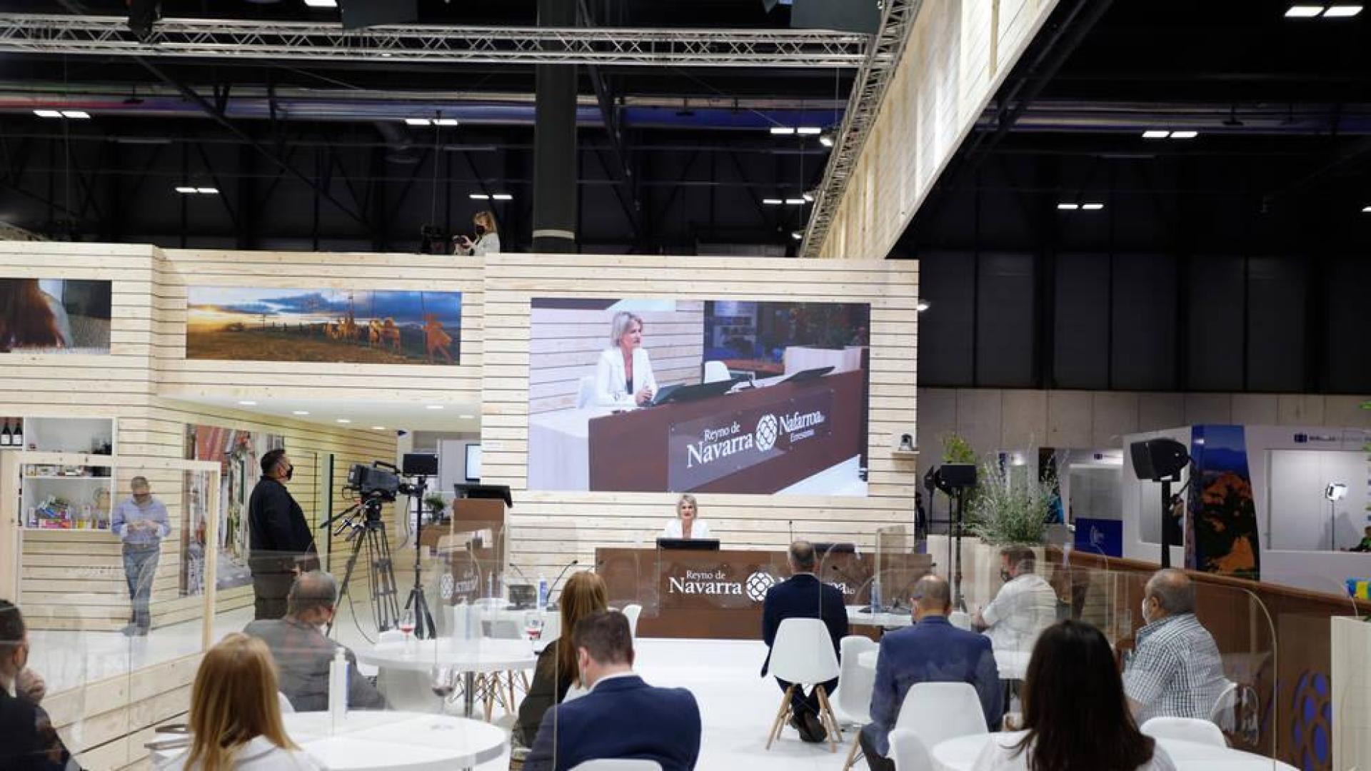 Navarra presenta la nueva web de Turismo en la primera jornada de FITUR 2021