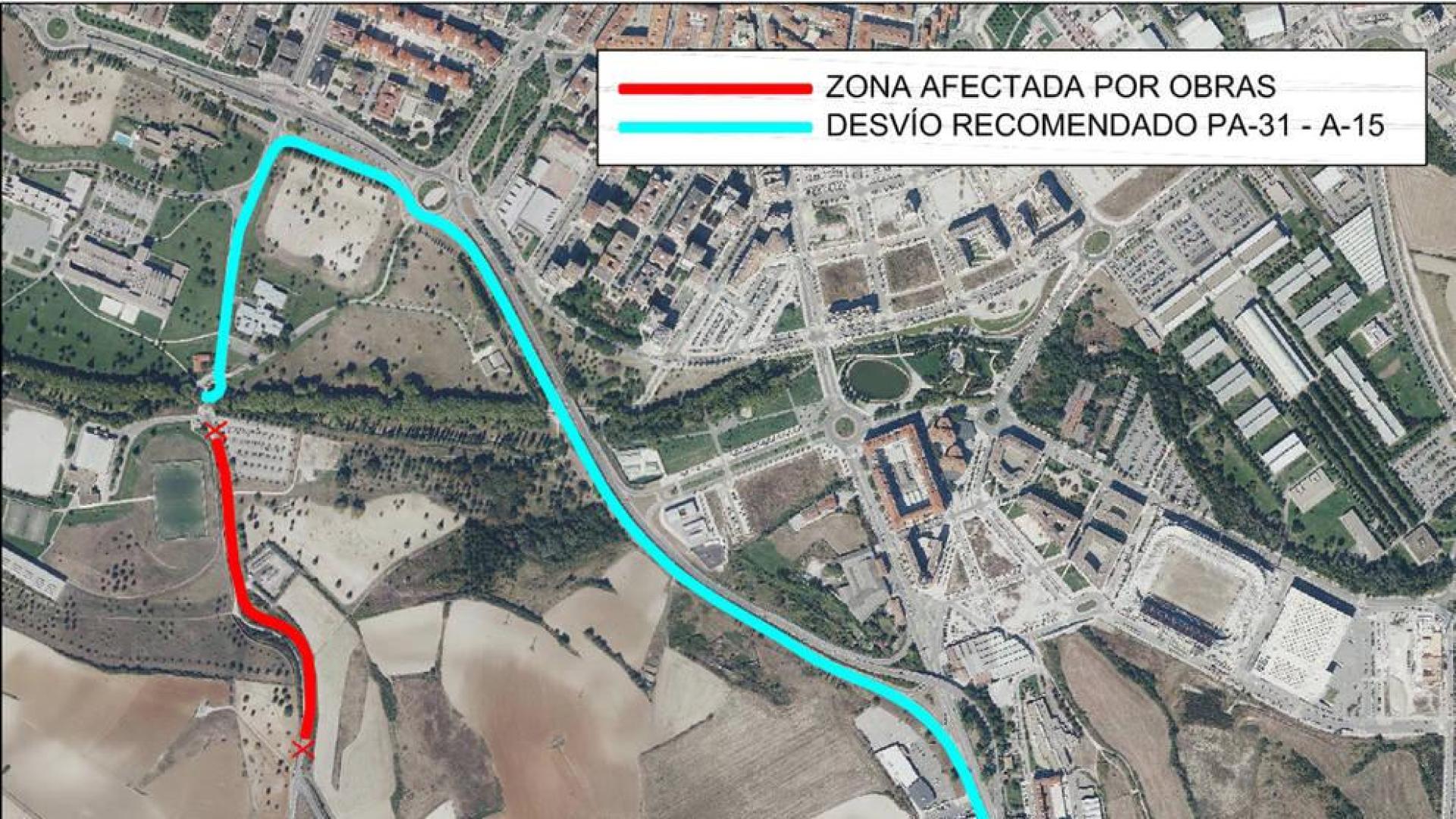 Obras Públicas renovará el firme de la carretera NA-6001 Esquíroz-Imárcoain