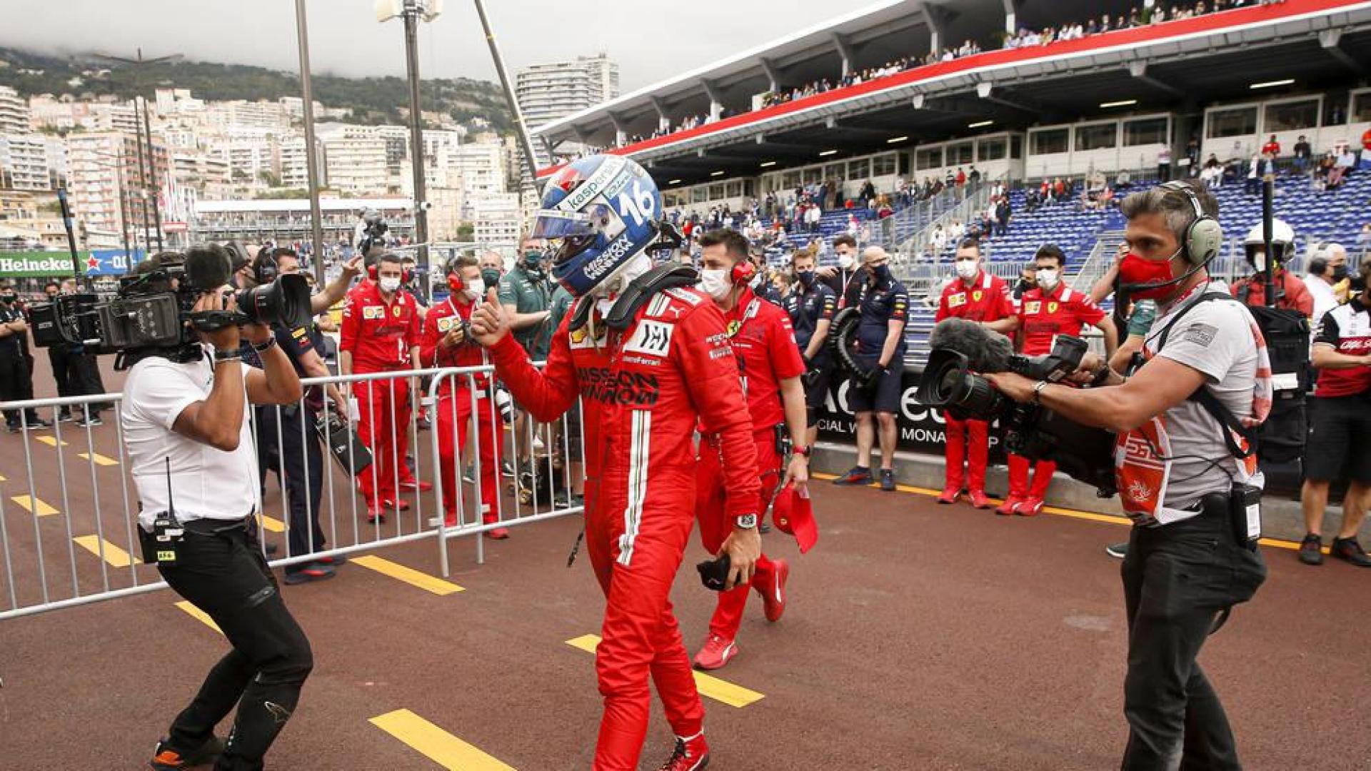 Leclerc firma la 'pole' y Sainz saldrá cuarto en Mónaco
