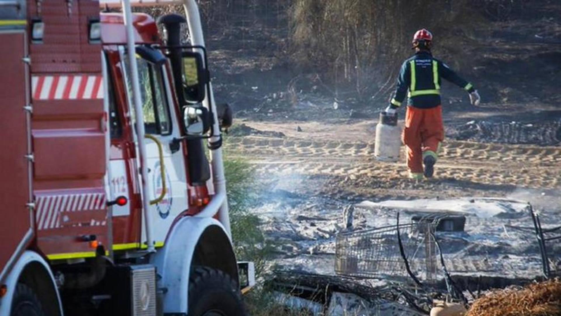 Dos detenidos por incendiar intencionadamente un asentamiento en Níjar