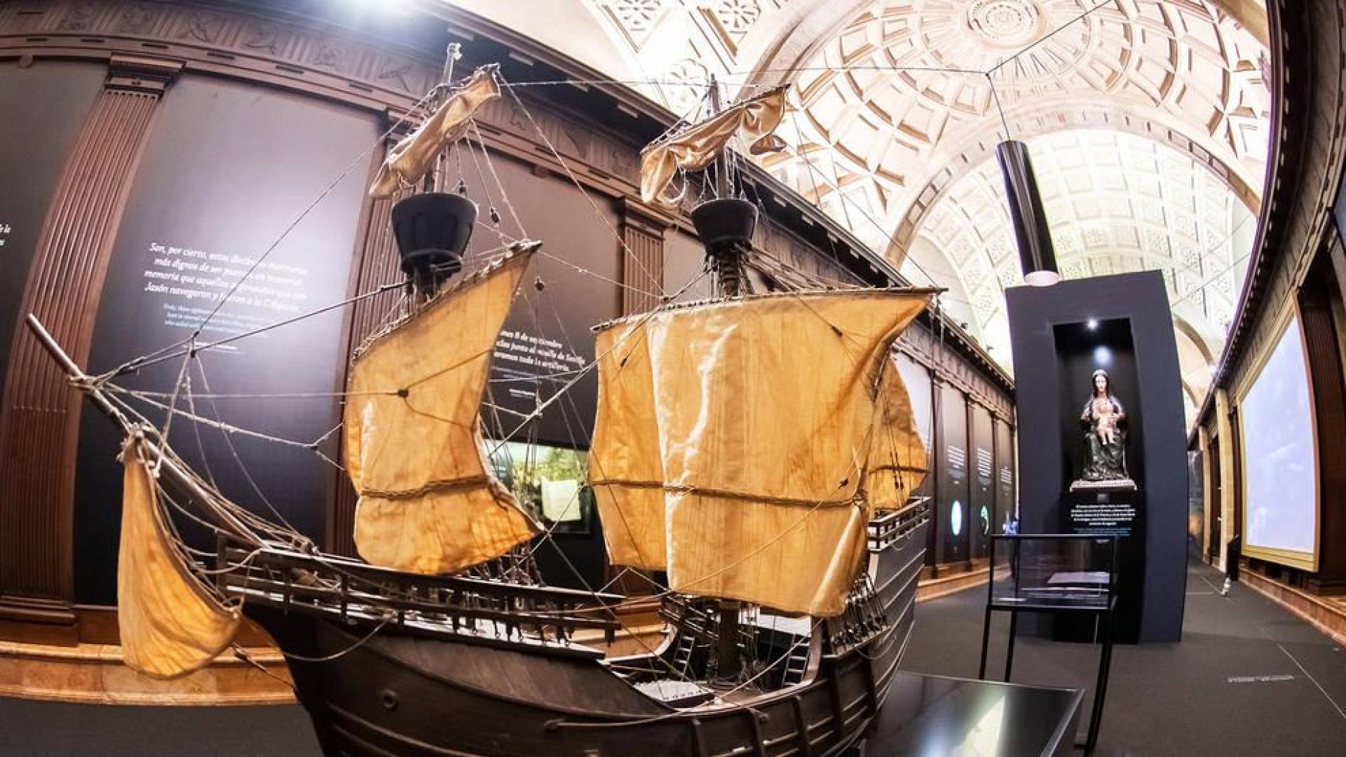 Los modelos de barcos de Magallanes y Elcano, pendientes de destino