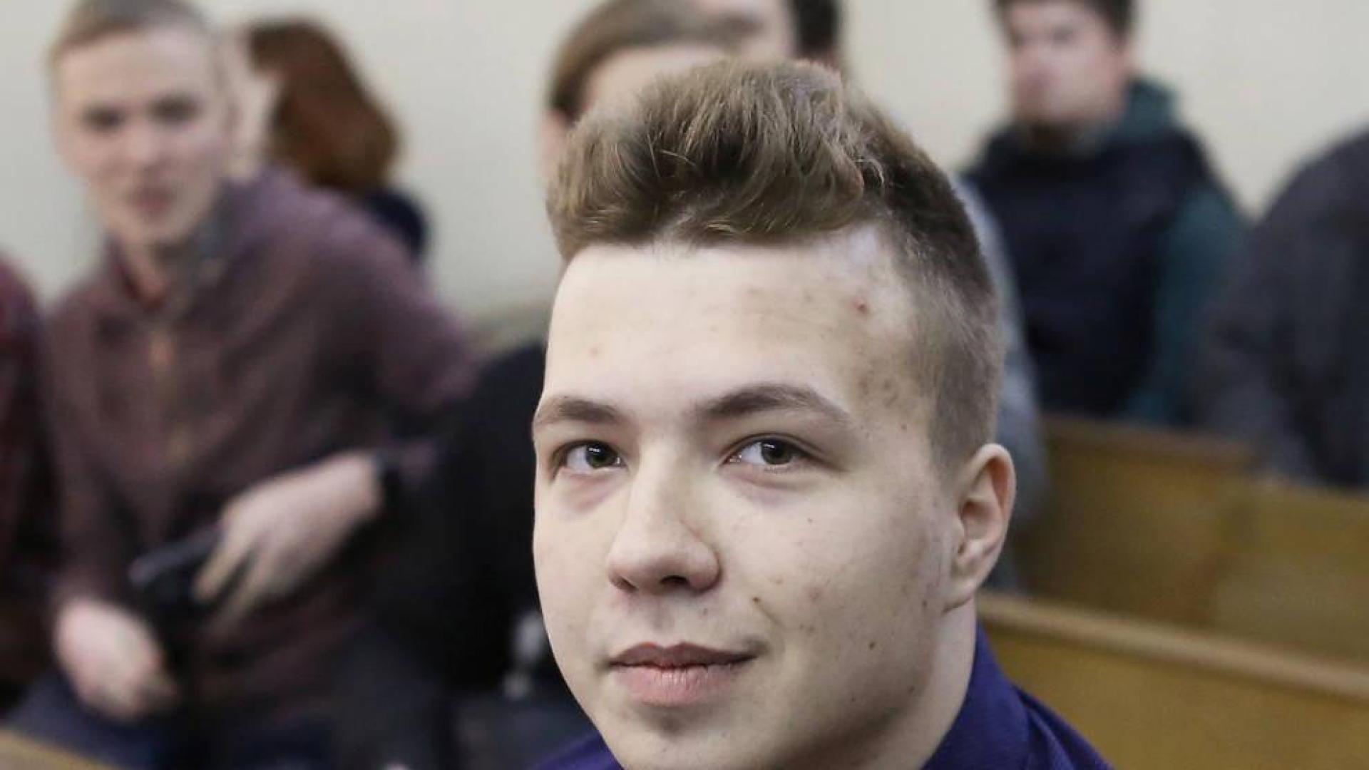 El opositor y bloguero bielorruso Roman Protasevich.