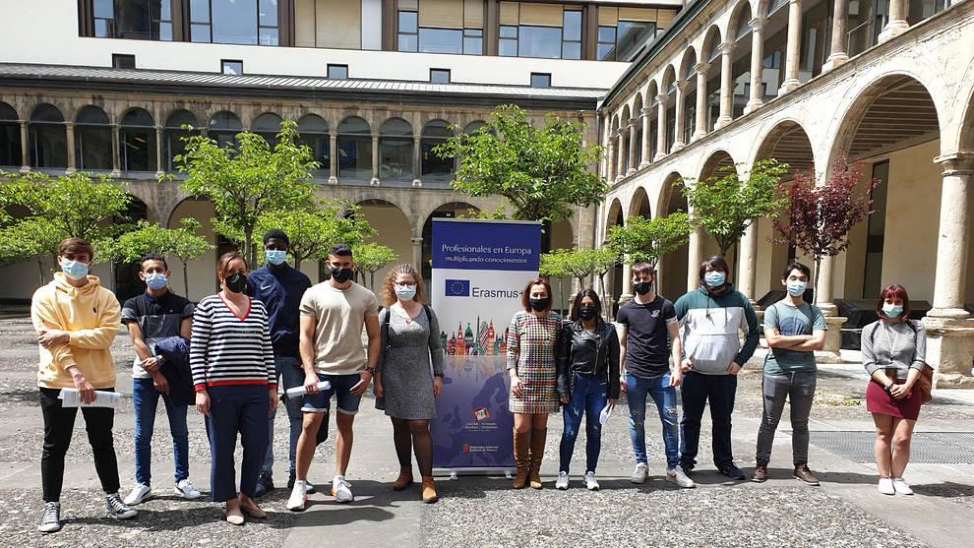 Doce estudiantes navarros de FP inician su programa Erasmus+