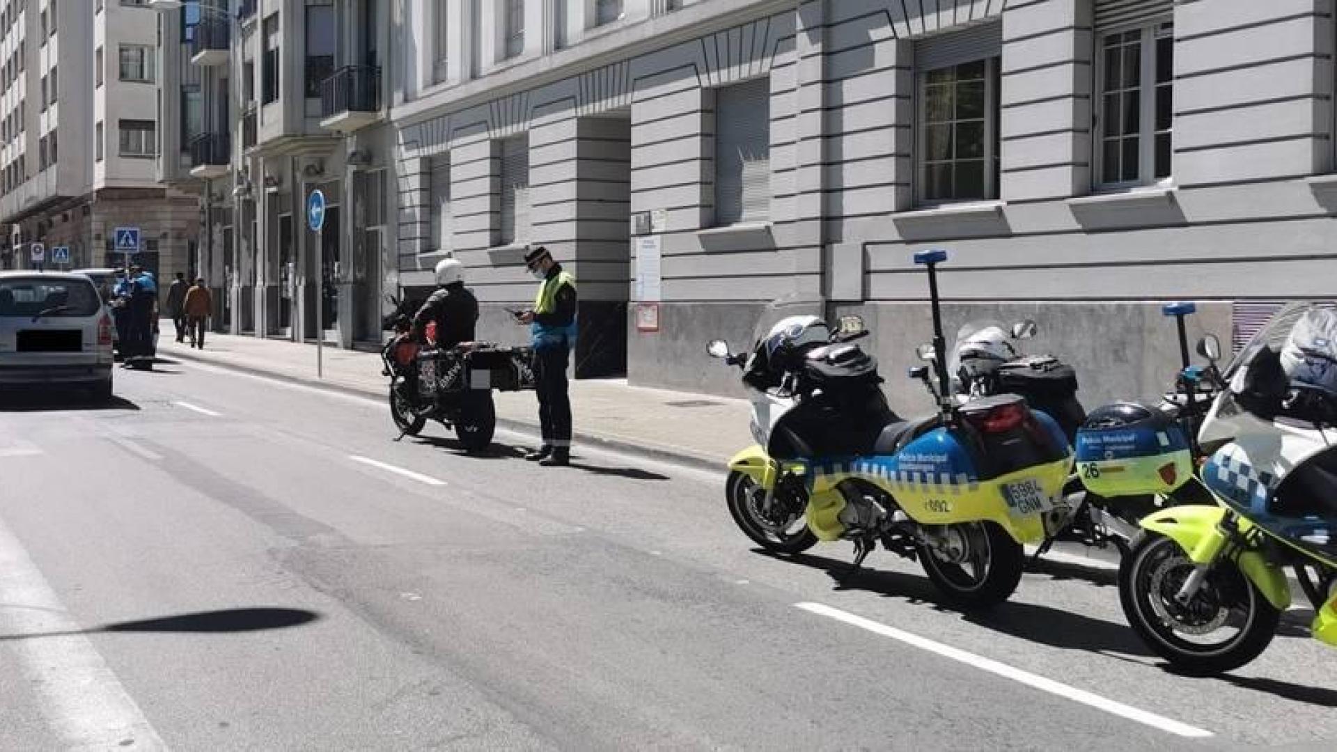 Interpuestas 23 denuncias en una campaña de control de motocicletas de la Policía Municipal de Pamplona