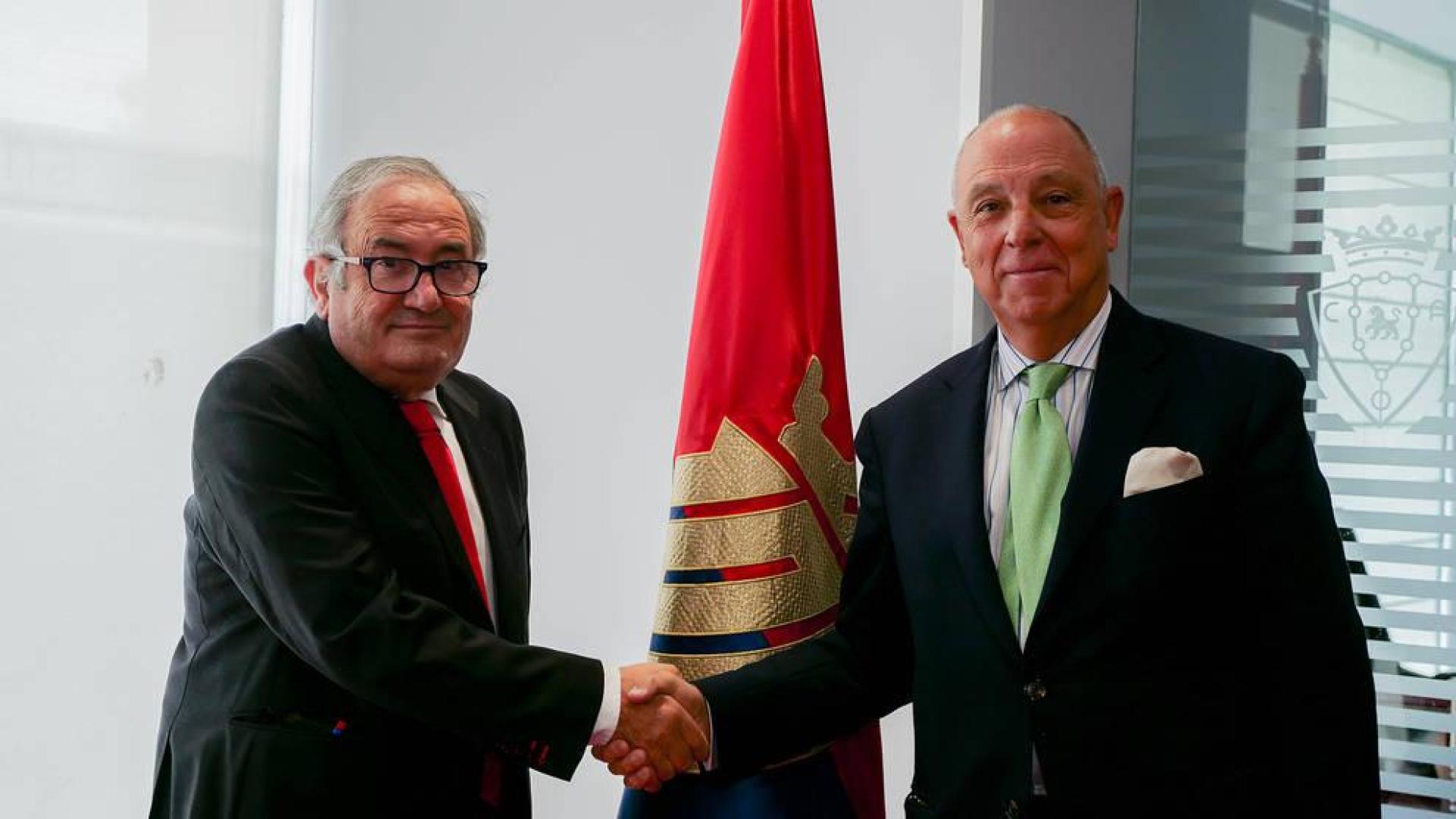 Osasuna "ficha" a la Cámara Navarra de Comercio