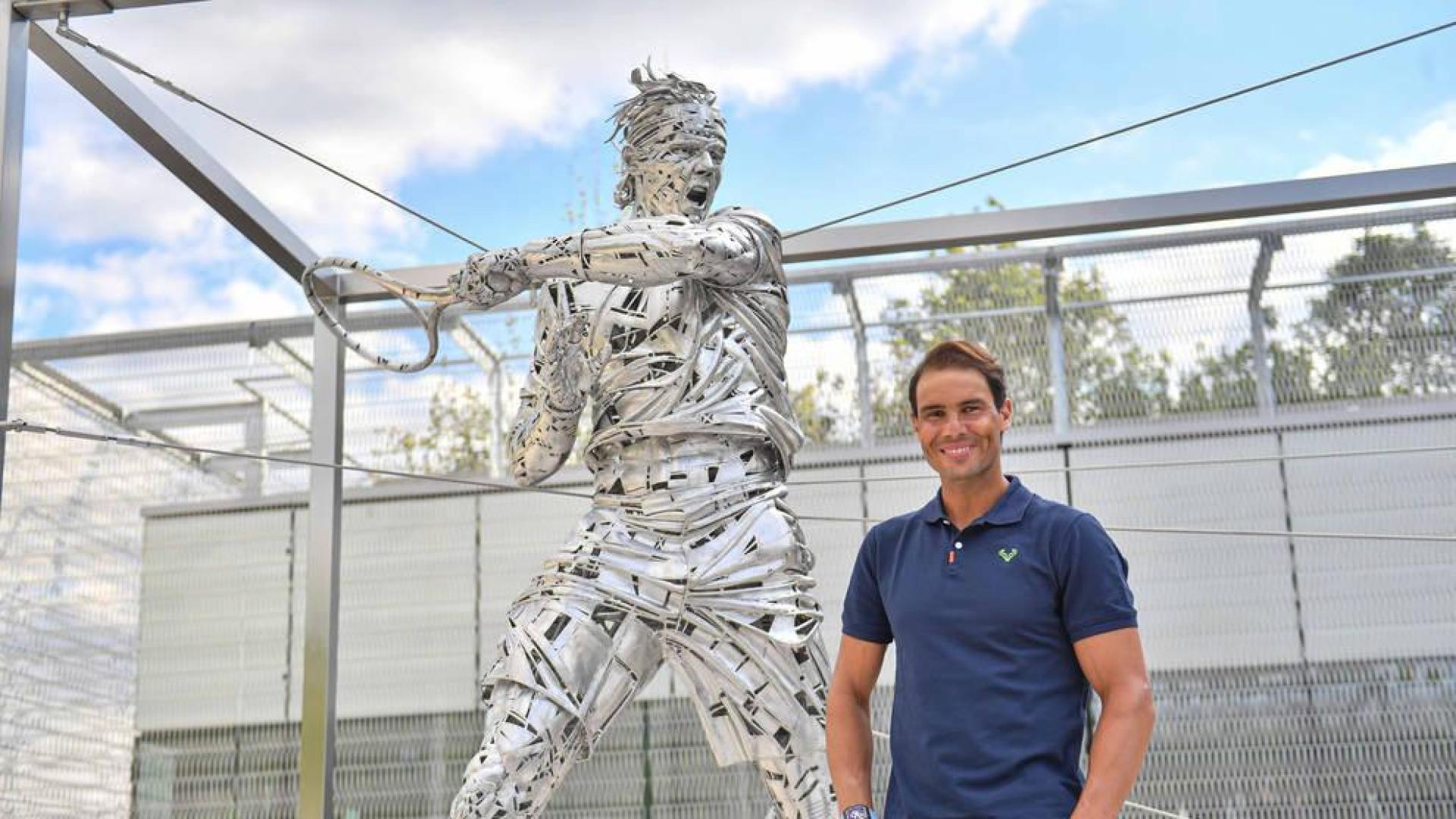 Roland Garros homenajea a Rafa Nadal con una estatua