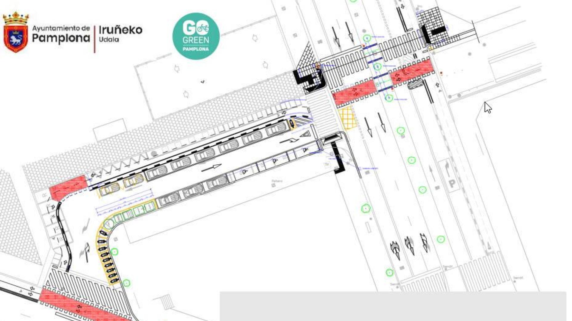 Proyecto para el carril bici en el entorno de Yanguas y Miranda.