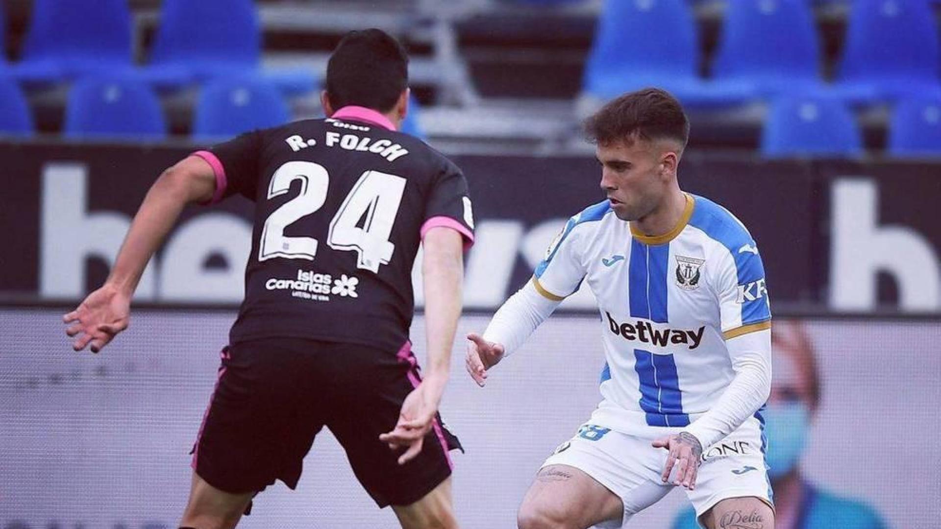 Rober Ibáñez, en un partido de esta temporada.