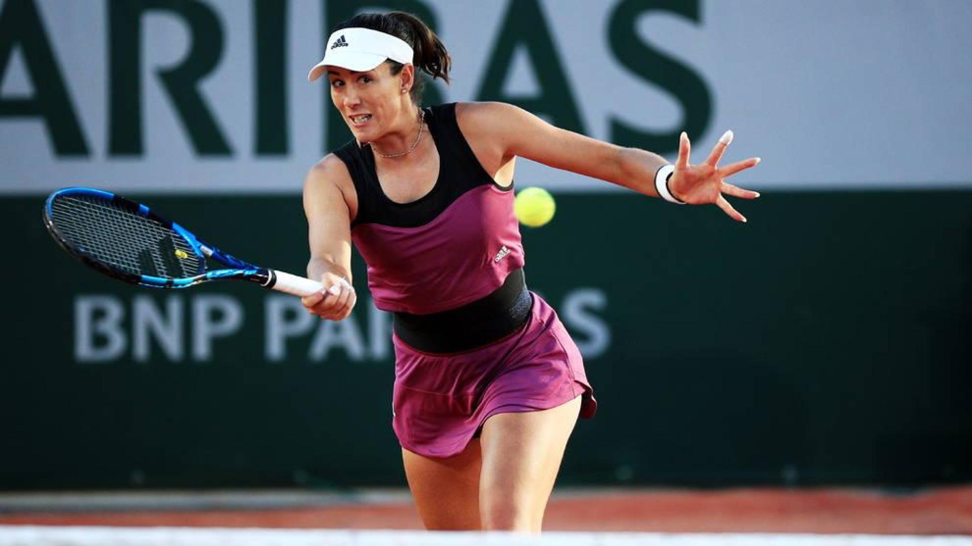 Garbiñe Muguruza se despide de Roland Garros en primera ronda