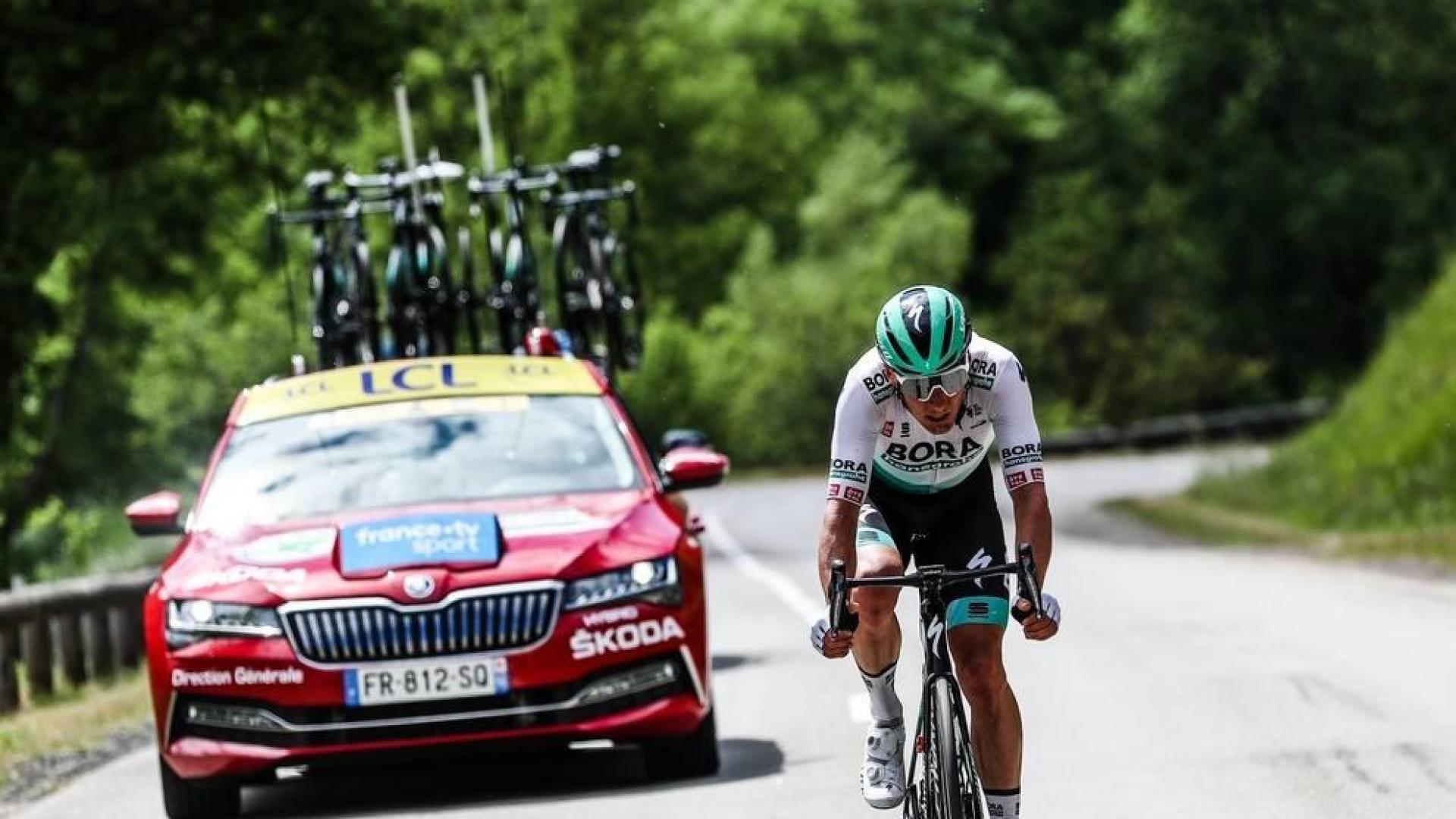 El austríaco Pöstlberger gana la segunda etapa y es el nuevo líder del Dauphiné