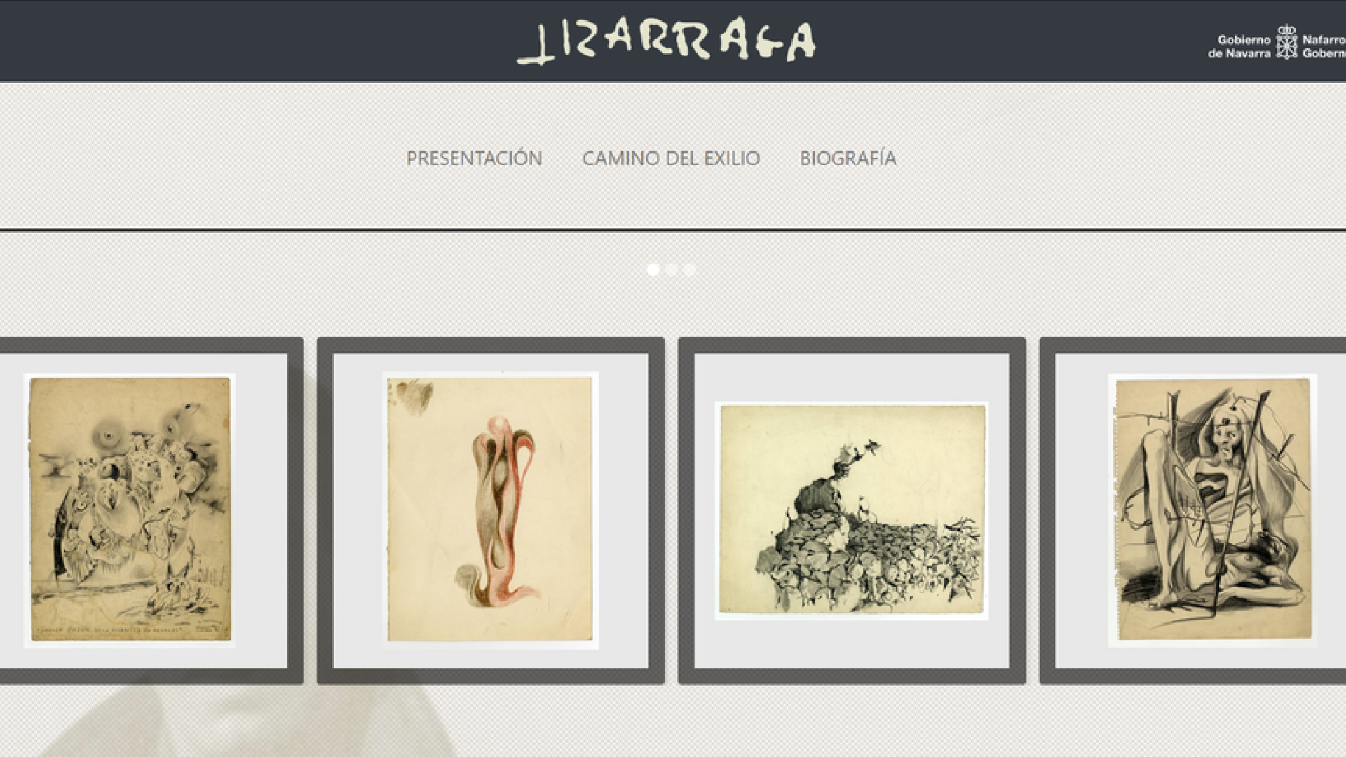 El Instituto Navarro de la Memoria presenta una exposición virtual de Gerardo Lizarraga