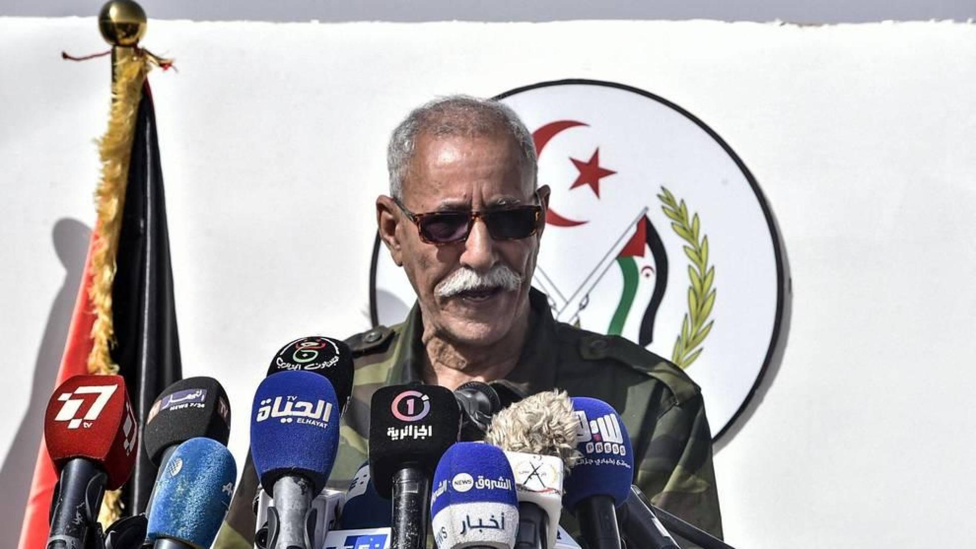 El líder del Polisario saldrá de España esta noche en un vuelo desde Noáin