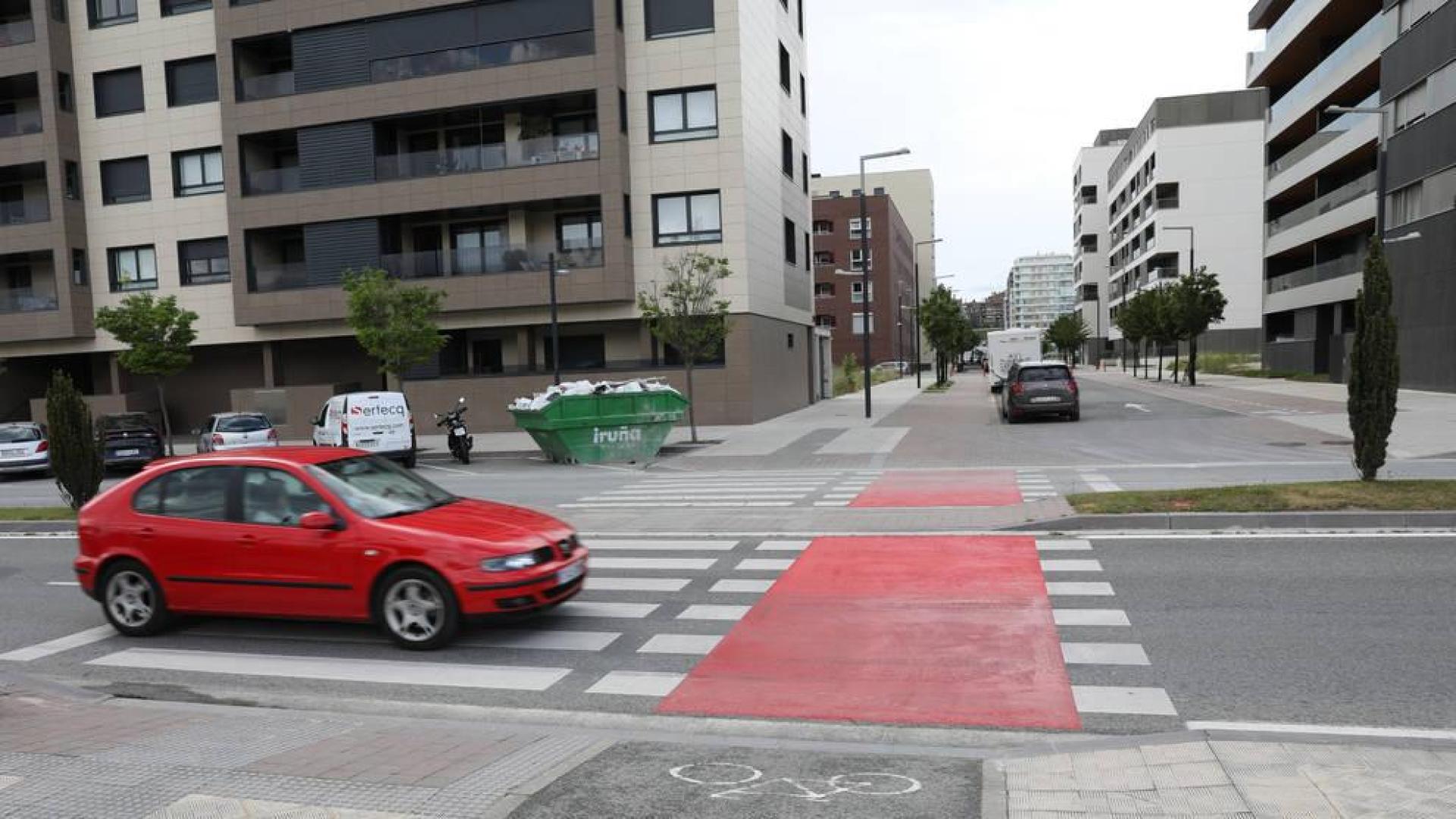 El rojo se evapora en el paso peatonal de Lezkairu