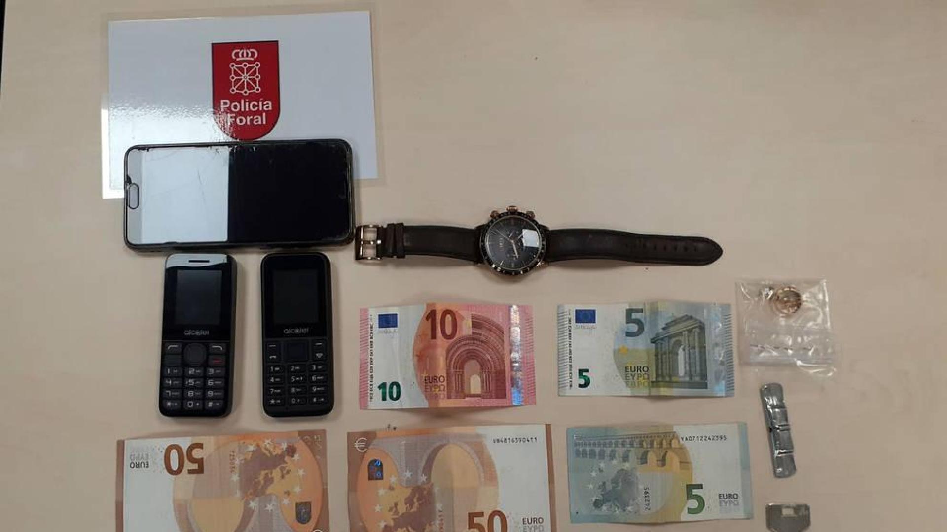 Detenida una persona en Tudela con 30 antecedentes penales por tres delitos