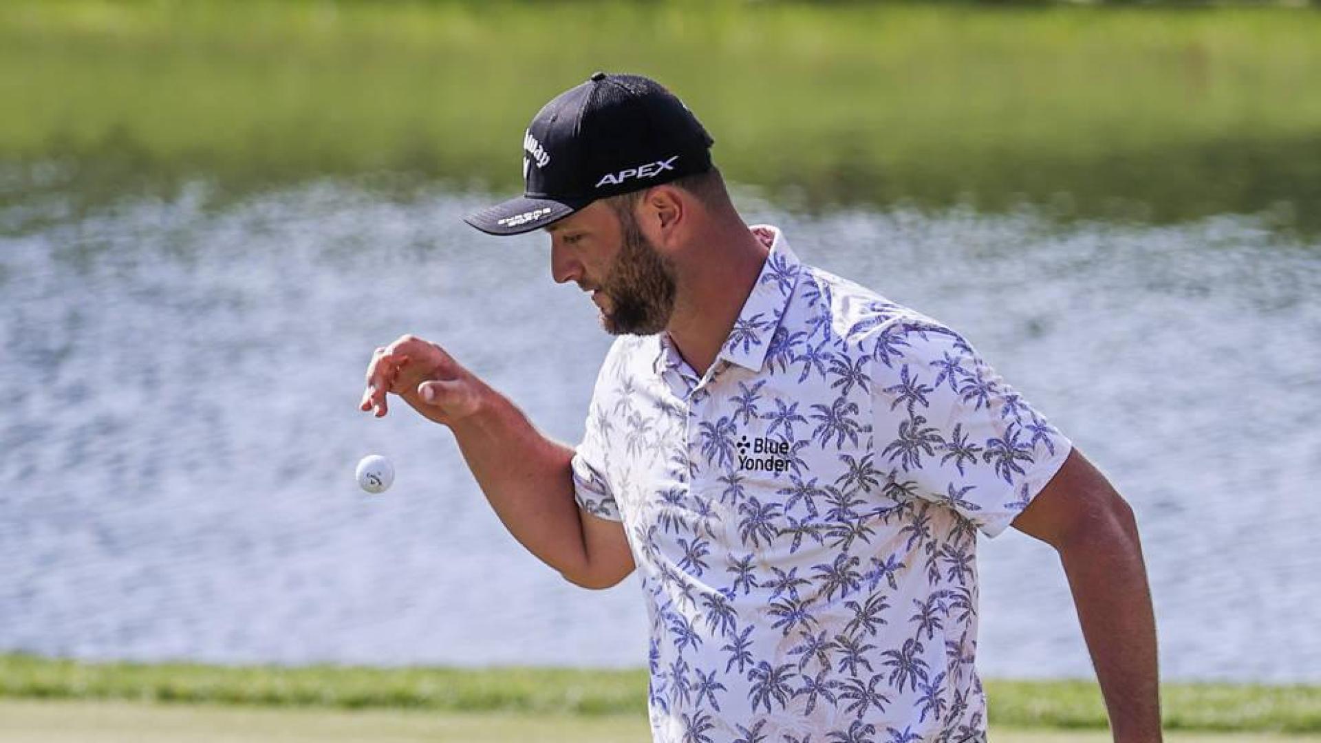 Imagen desoladora de Jon Rahm tras recibir la noticia del positivo Covid-19