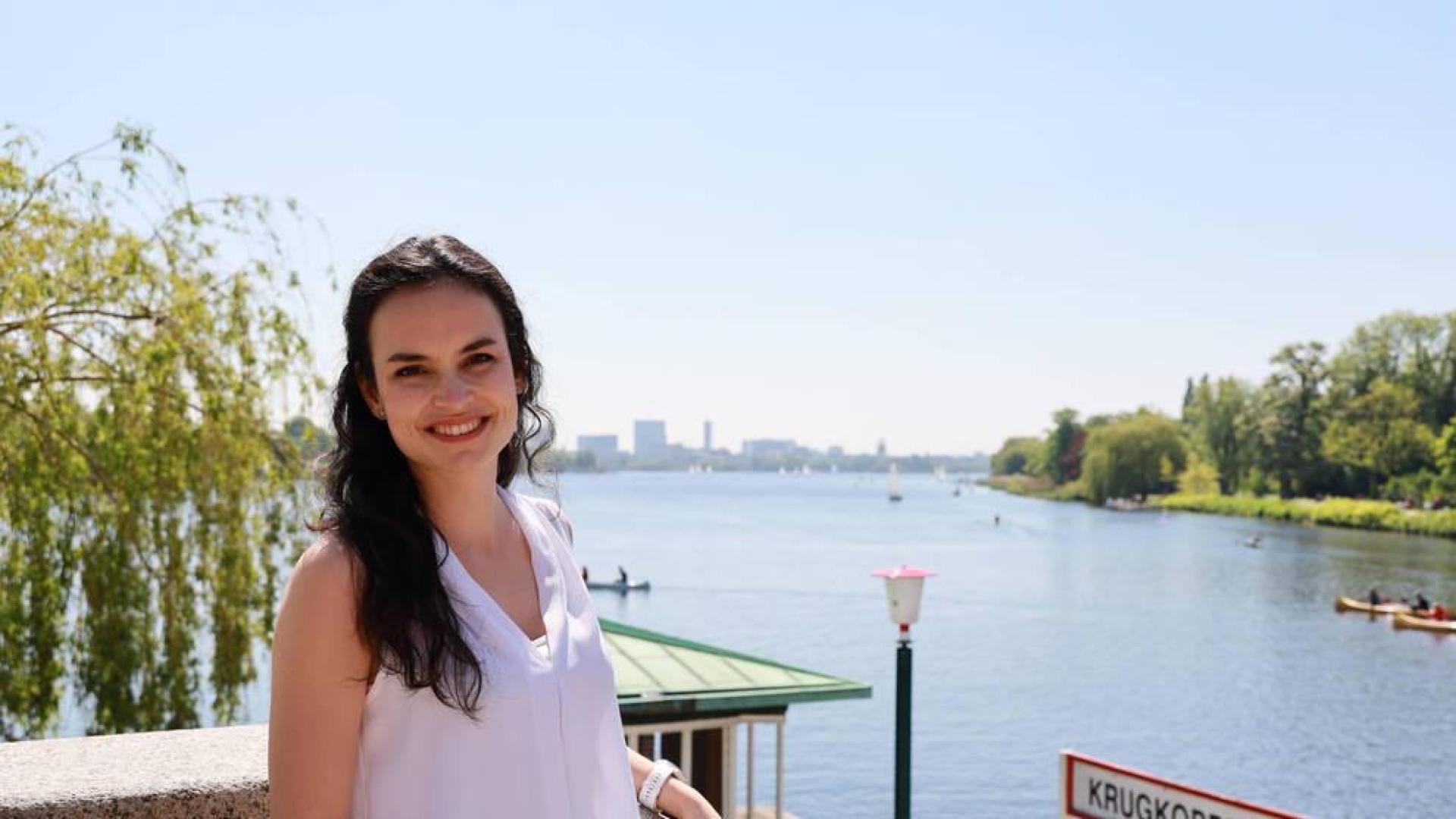 Natalia Medina, una ingeniera aeronáutica en Hamburgo
