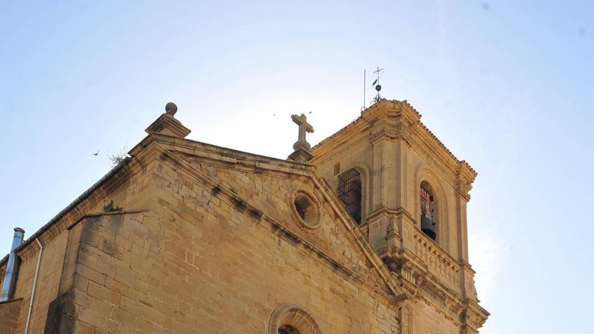 Denuncian vandalismo en el entorno de las obras de Santa María de Tafalla