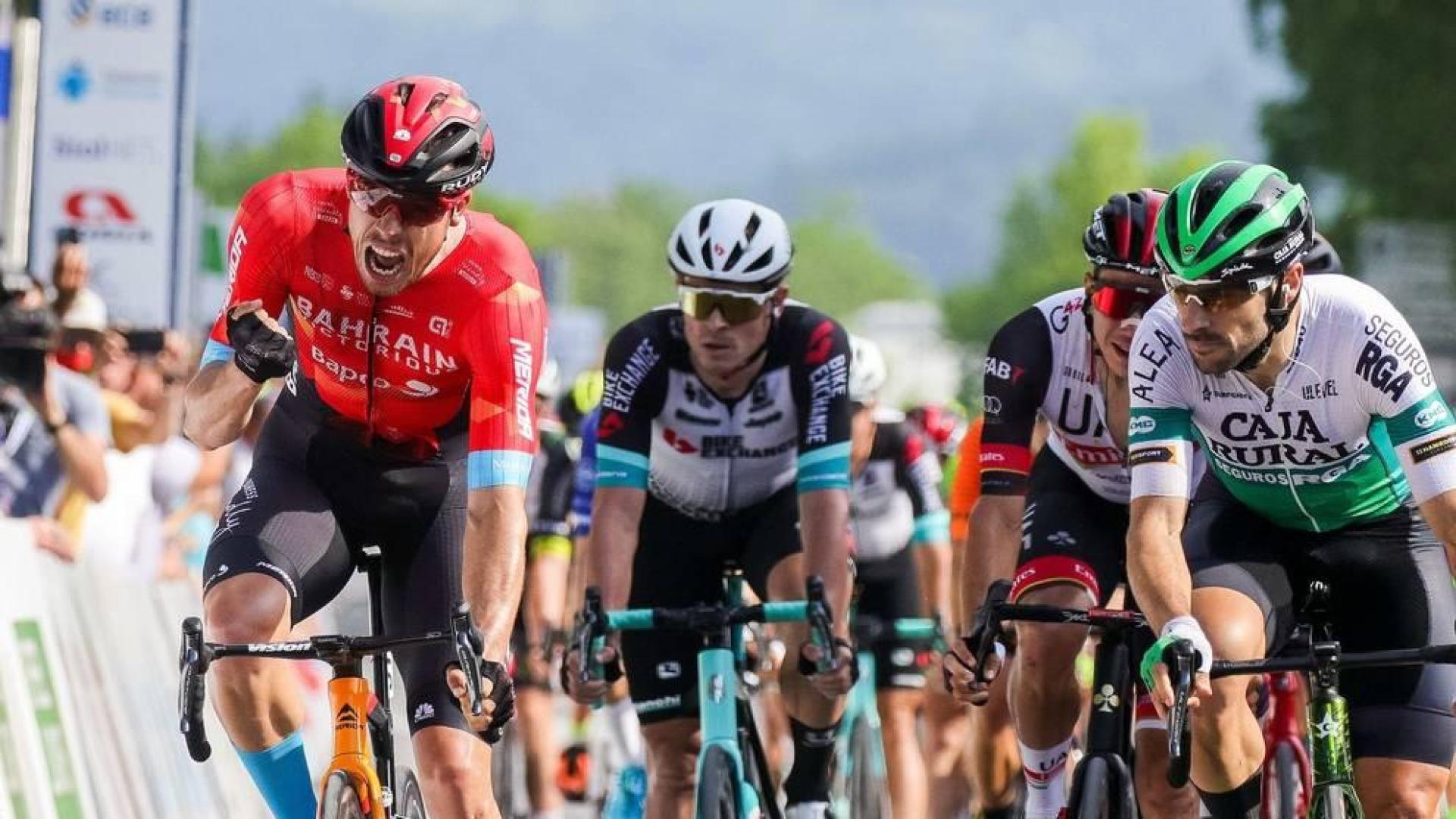 Team Caja Rural roza el triunfo en el sprint inaugural del Tour de Eslovenia