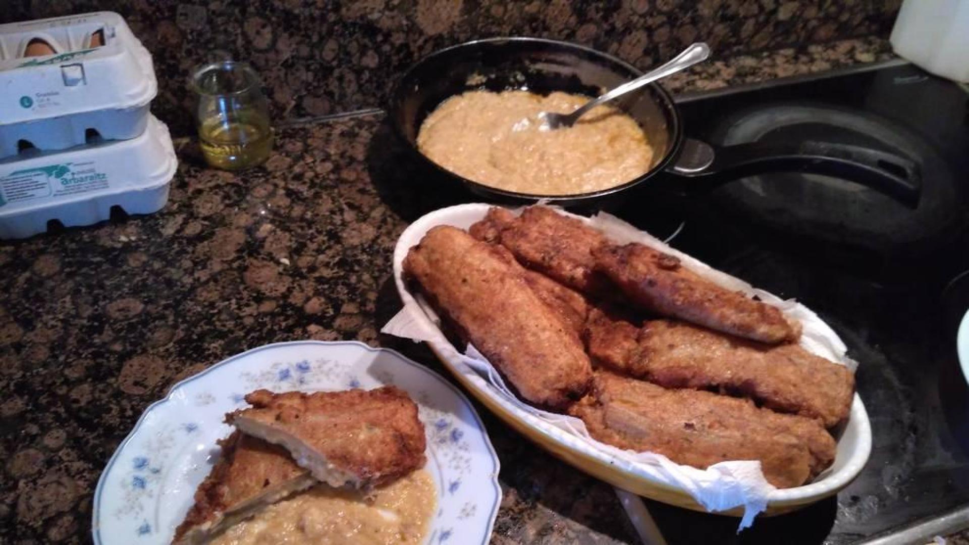 Pencas rellenas de Marisco, de Alfredo Escalada Garde