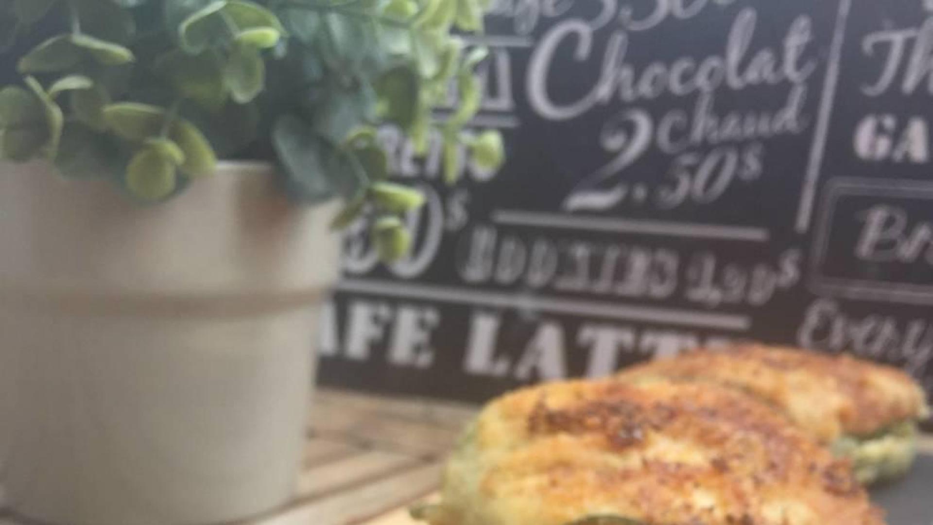 Imagen de los paquetitos de calabacín, berenjena y mozzarella